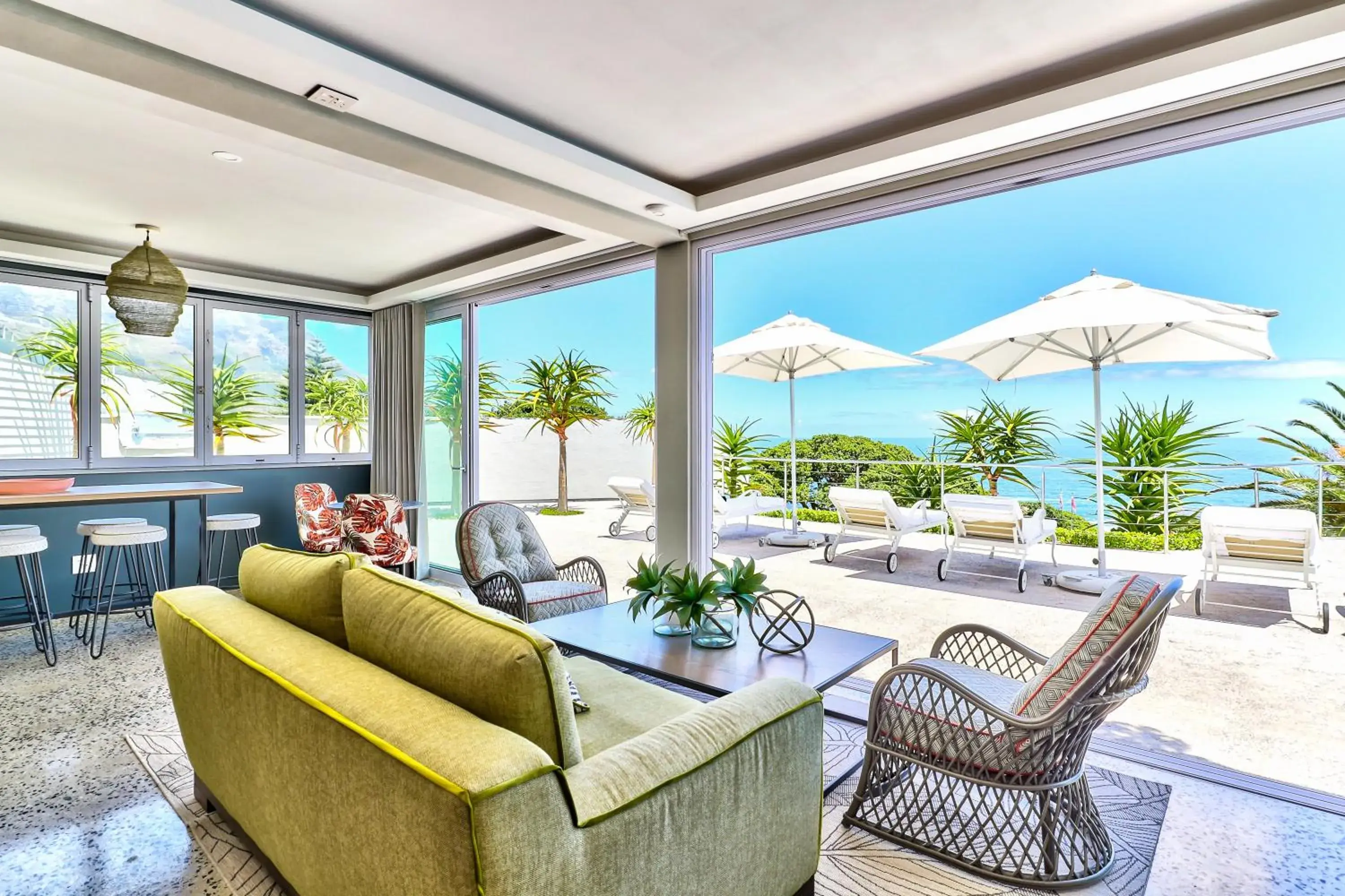 Communal lounge/ TV room in Ocean View House Communal lounge/ TV room in Ocean View House