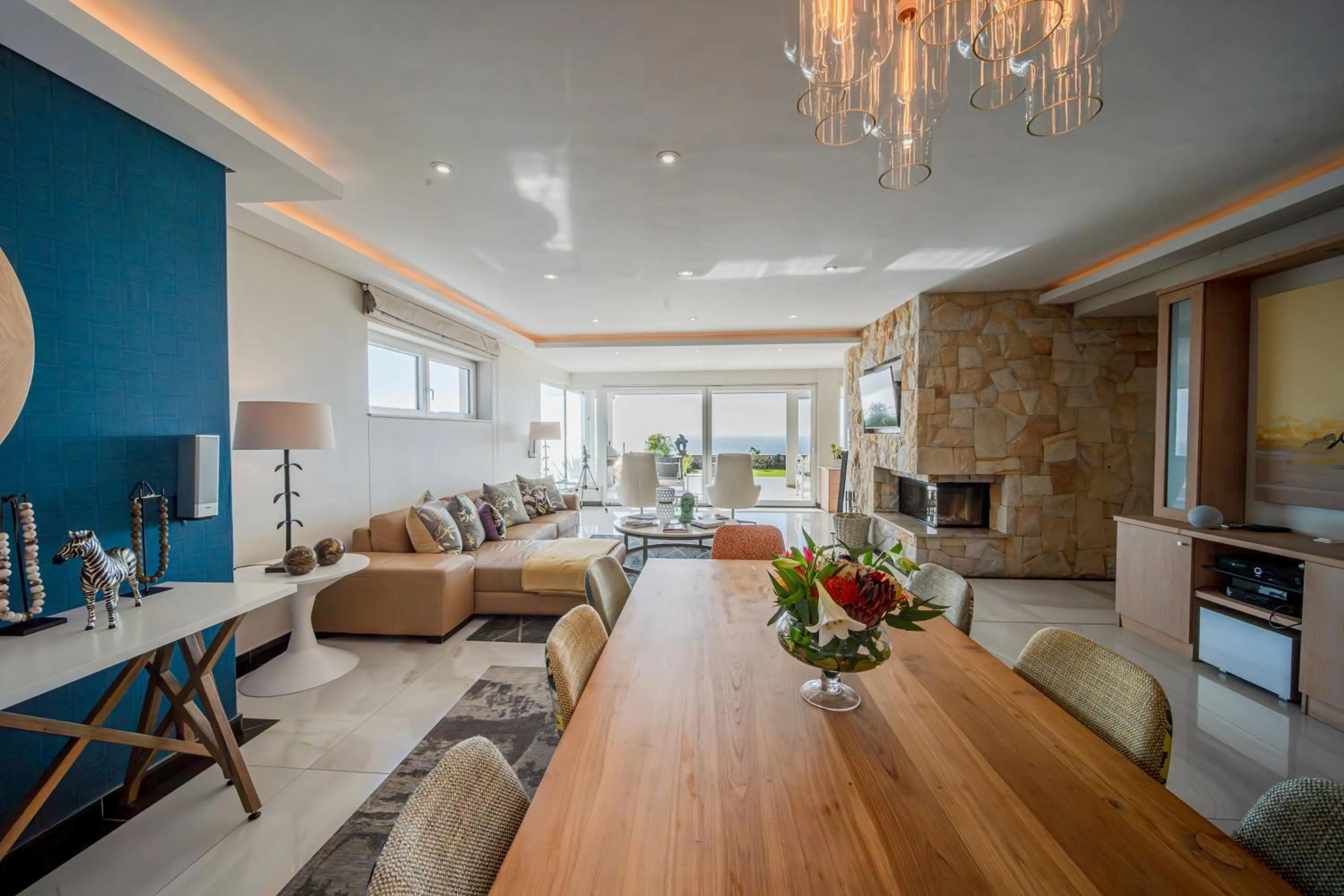 Living room in Ocean View House