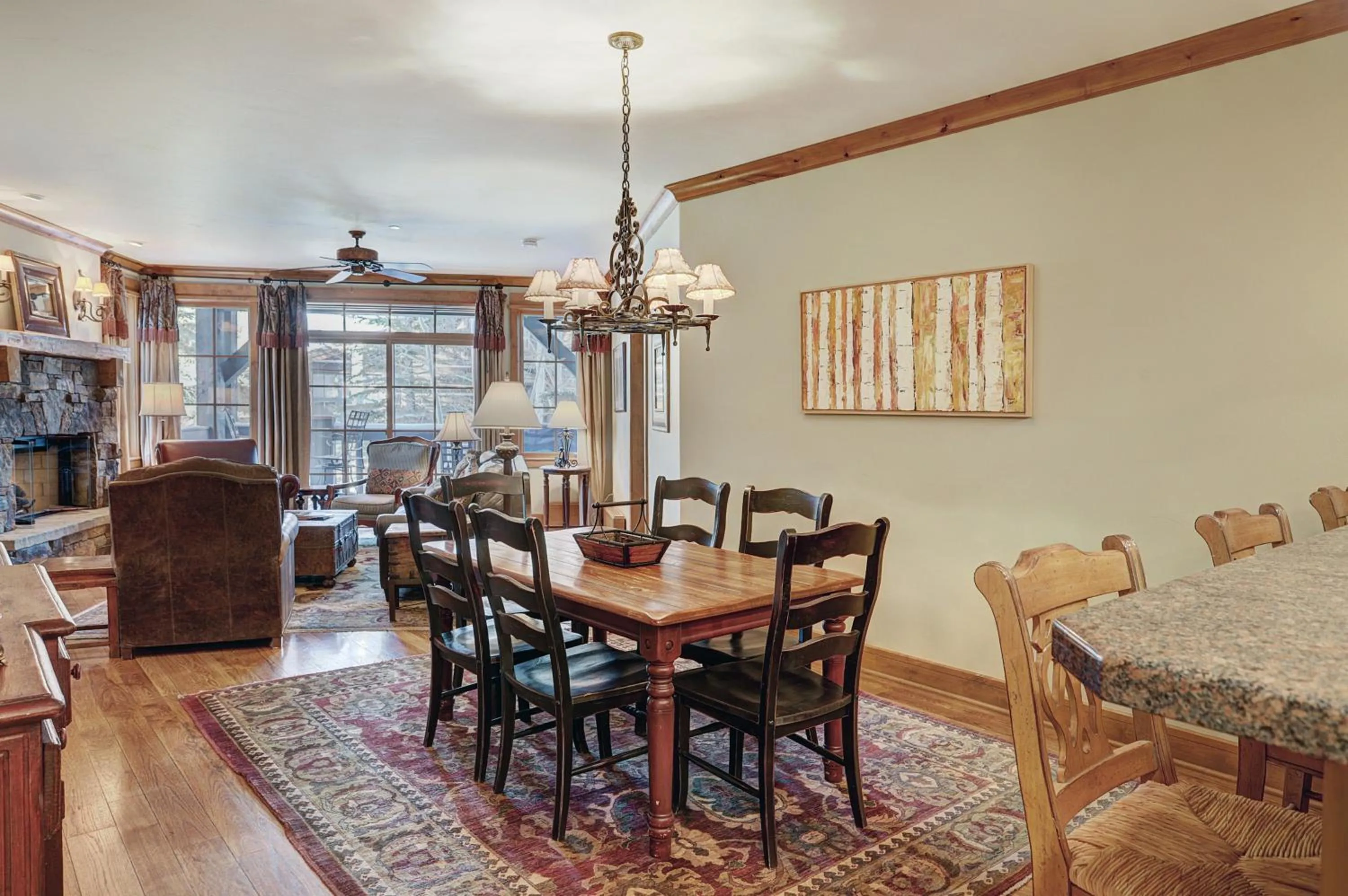 Dining area in Bachelor Gulch Village