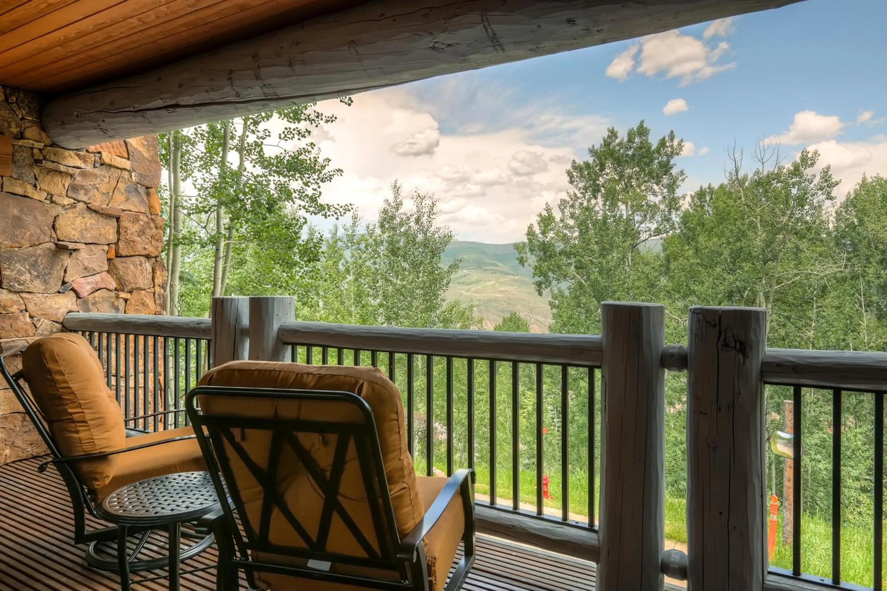 Patio in Bachelor Gulch Village