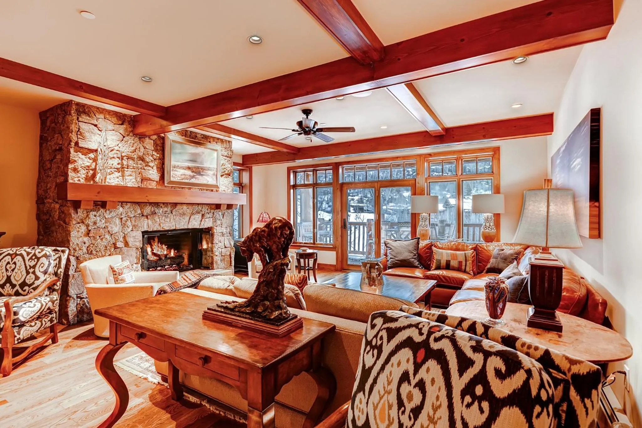 Living room in Bachelor Gulch Village