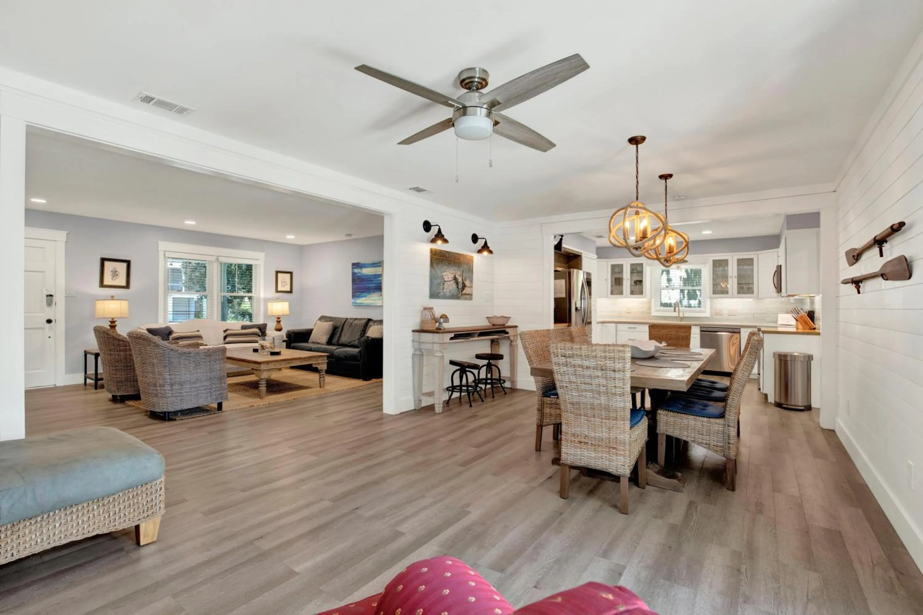 Living room in The Oar House