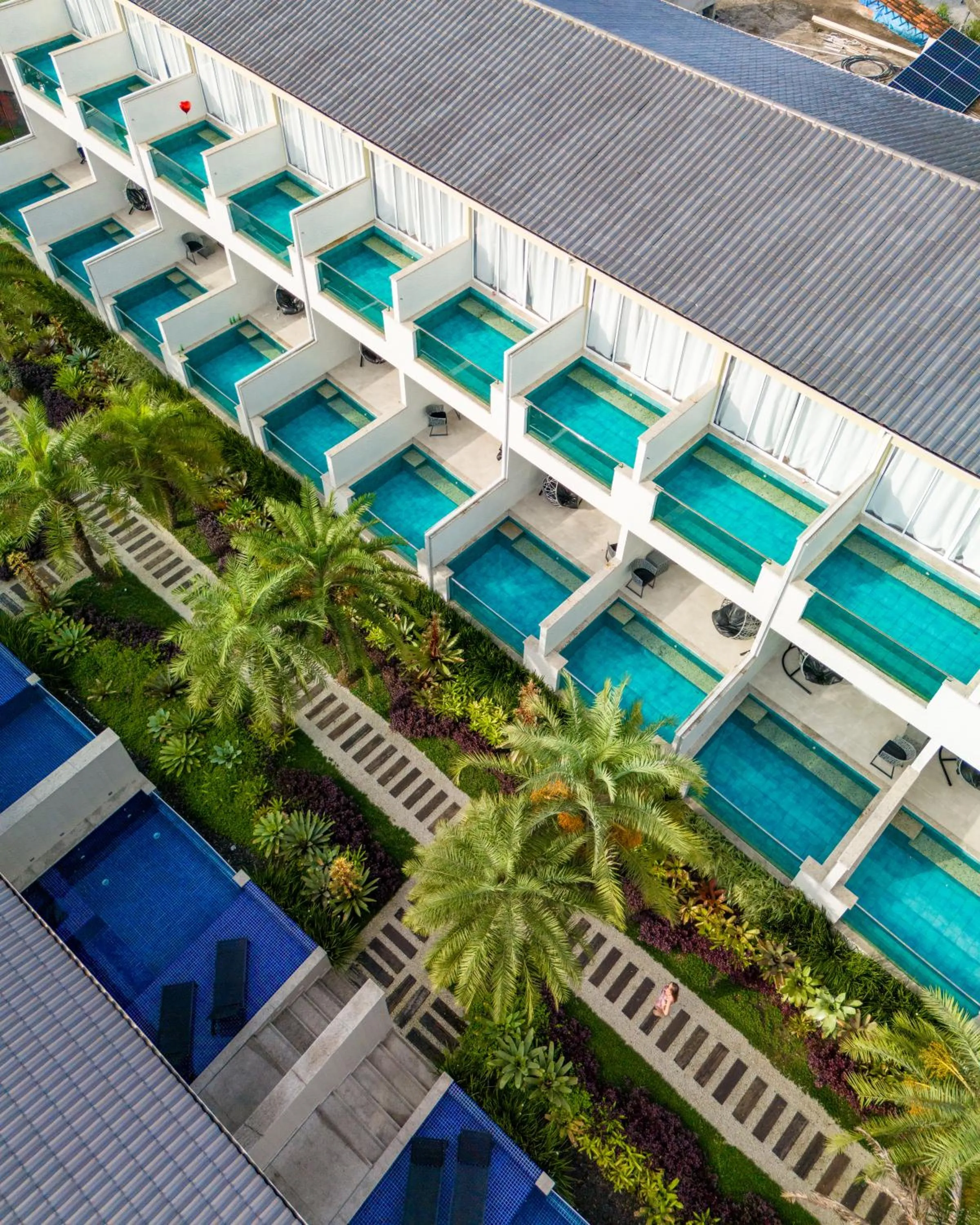 Pool view in Pousada Apple House Paraty
