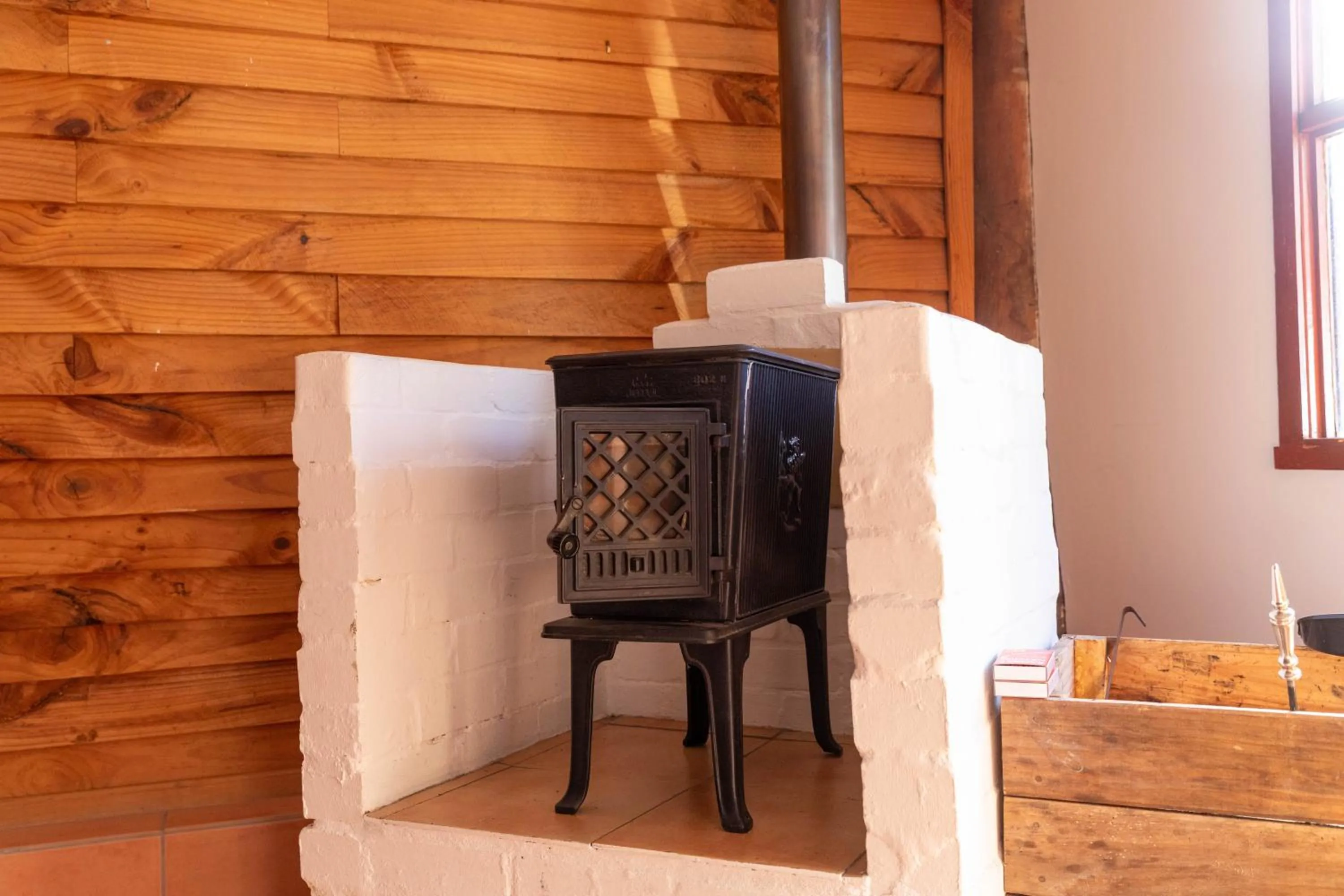 fireplace in Girraween Country Inn