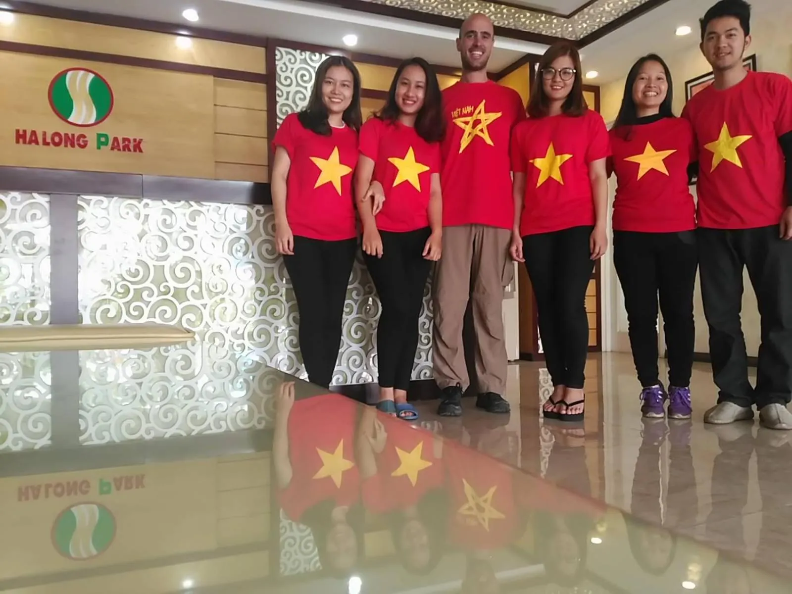 Staff in Ha Long Park Hotel