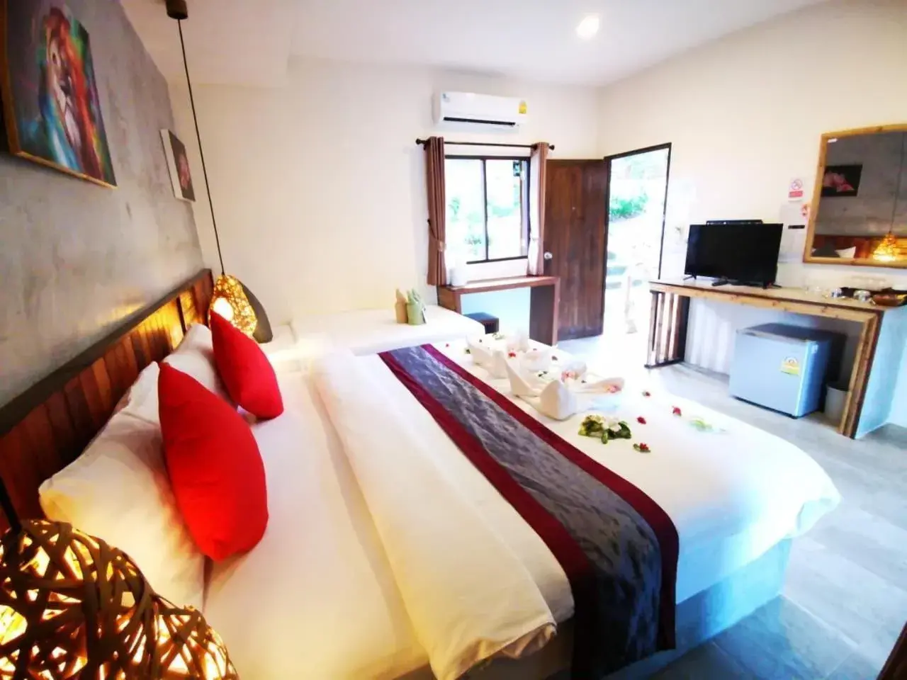 Bed in Coco Cape Lanta Resort (SHA Extra Plus)
