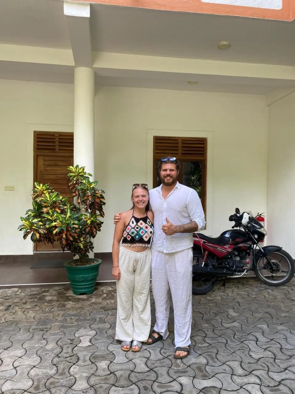 group of guests in Hotel Nilketha Yala Tissamaharama