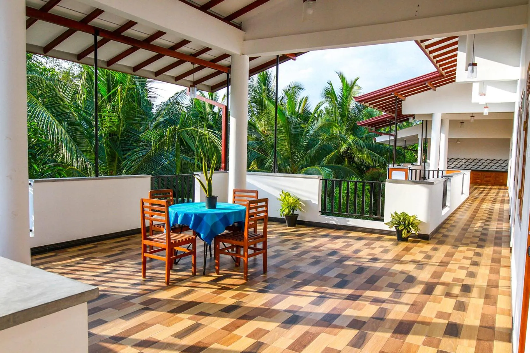 Balcony/Terrace in Hotel Nilketha Yala Tissamaharama