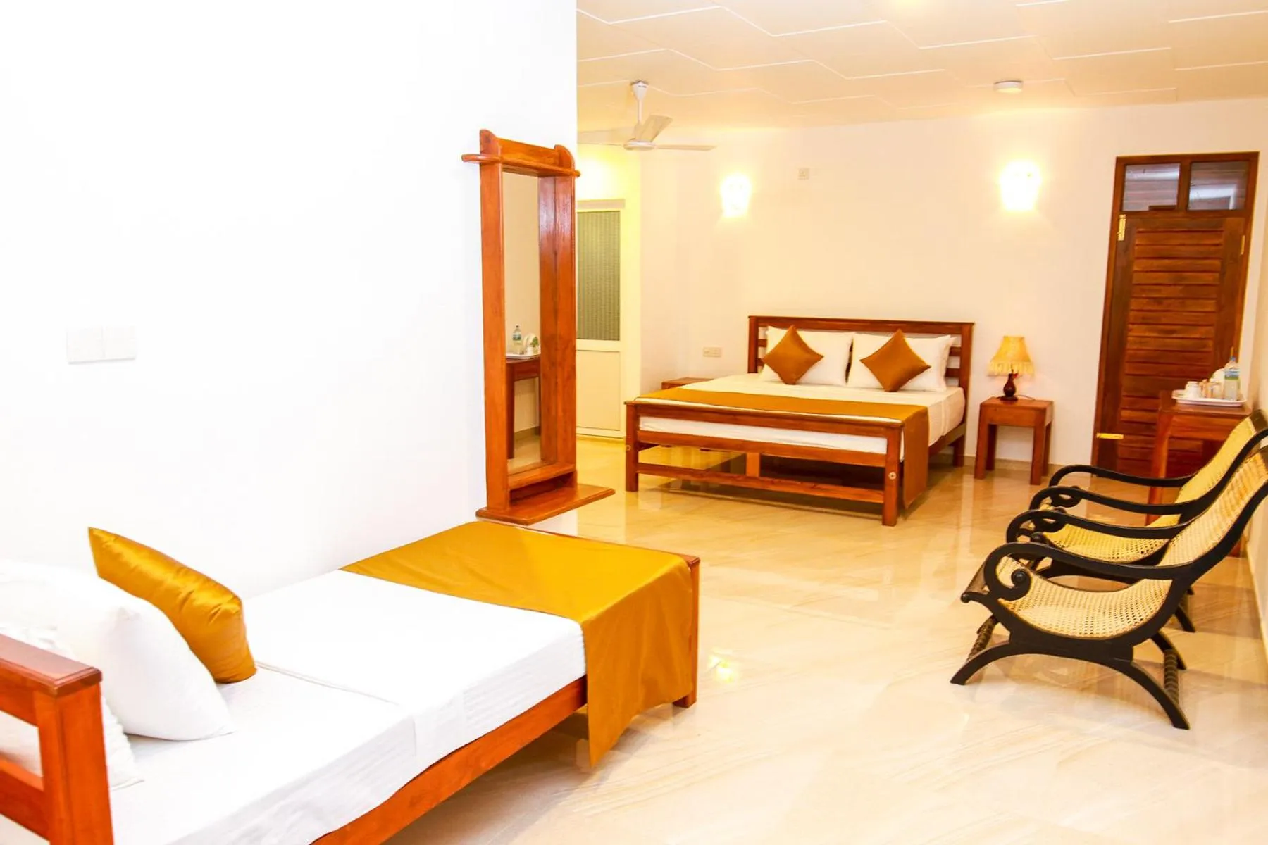 Bedroom, Bed in Hotel Nilketha Yala Tissamaharama