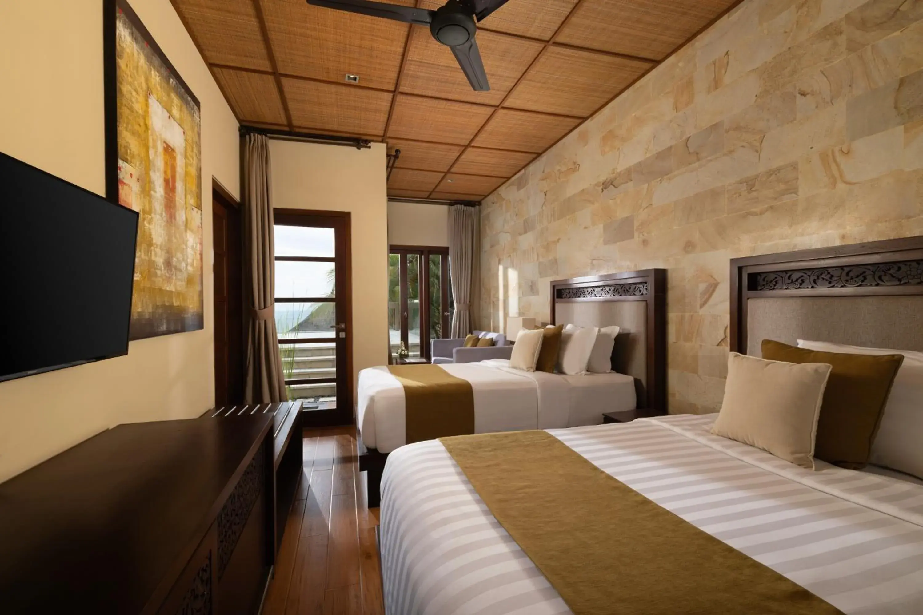 Bed in Nagasutra Villa by Nakula Bed in Nagasutra Villa by Nakula