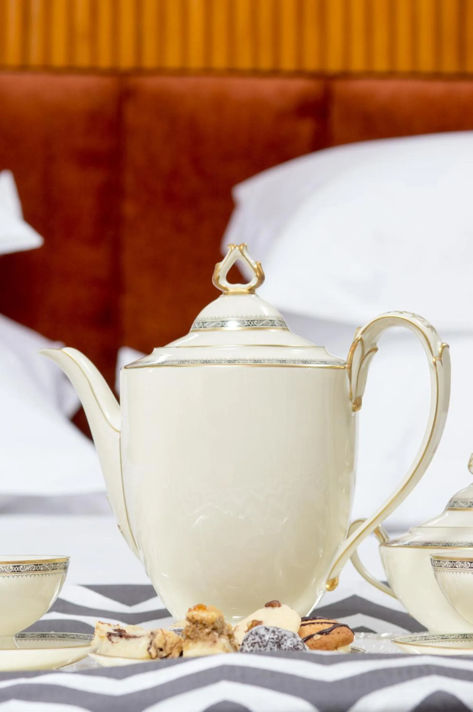 Decorative detail, Bed in Vila Katharina