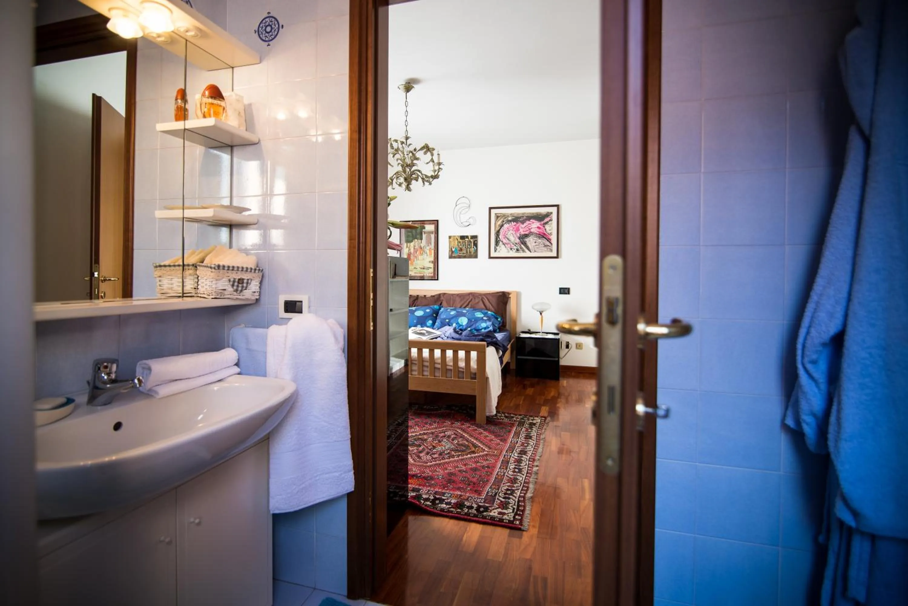 Decorative detail, Bed in Al Parco Storga B&b