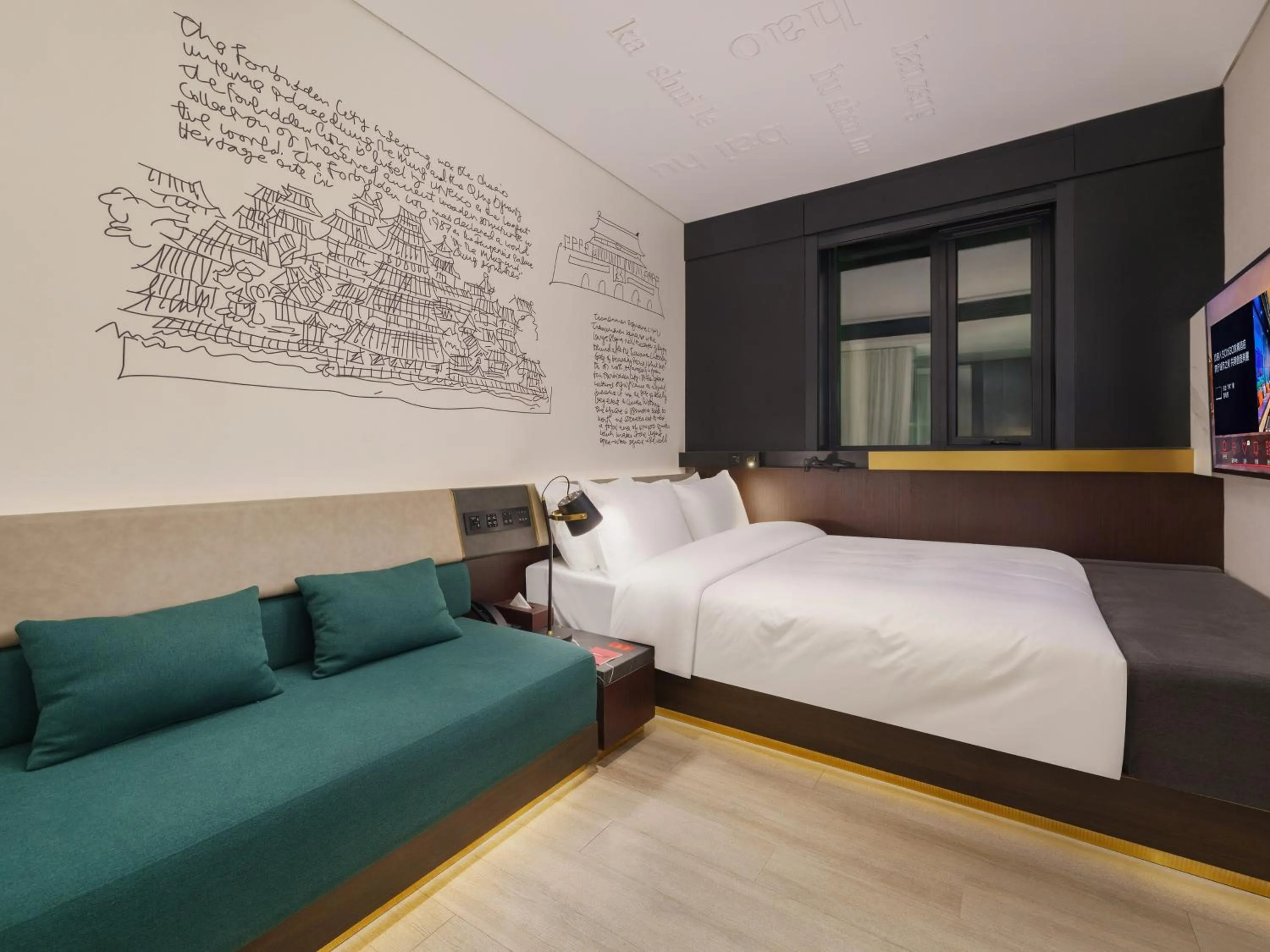 Bed in CitiGO Hotel, Xinghai Square, Dalian