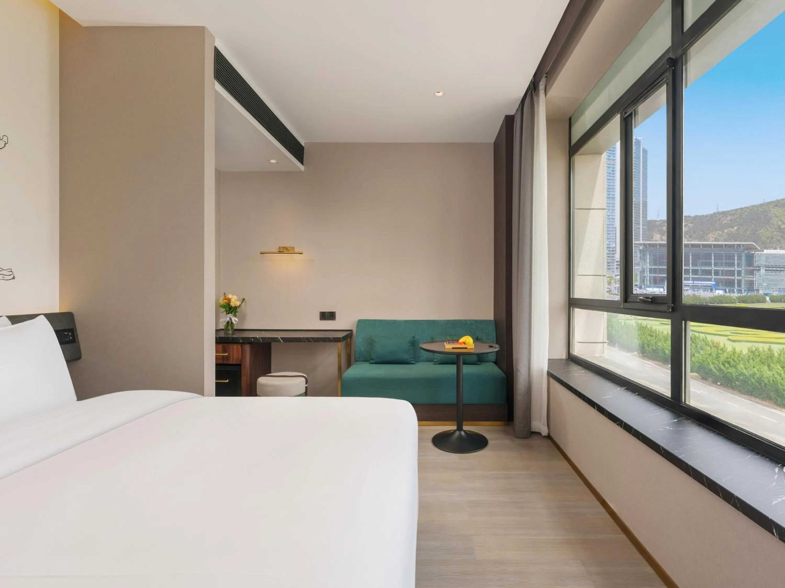 Bed in CitiGO Hotel, Xinghai Square, Dalian