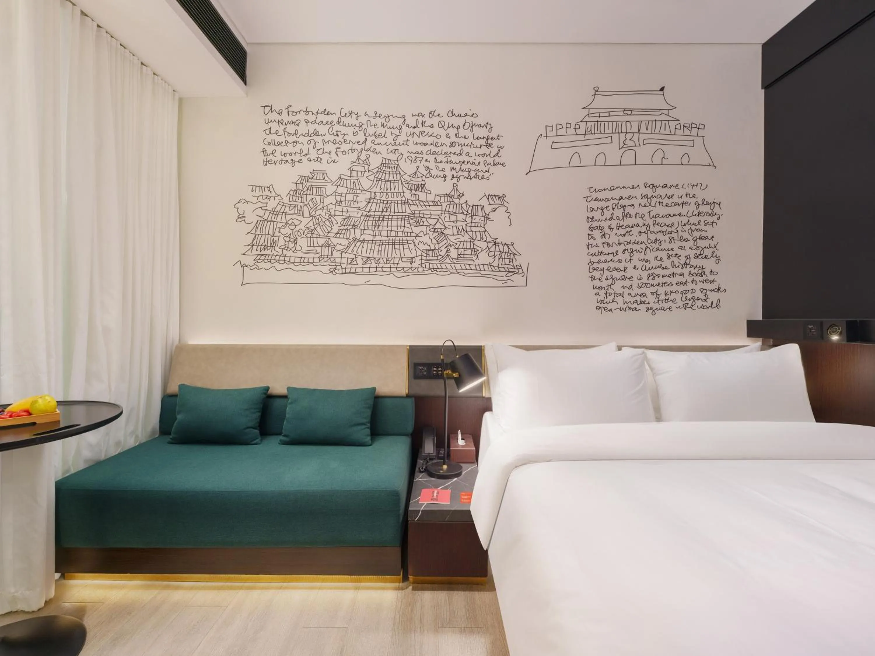 Bed in CitiGO Hotel, Xinghai Square, Dalian