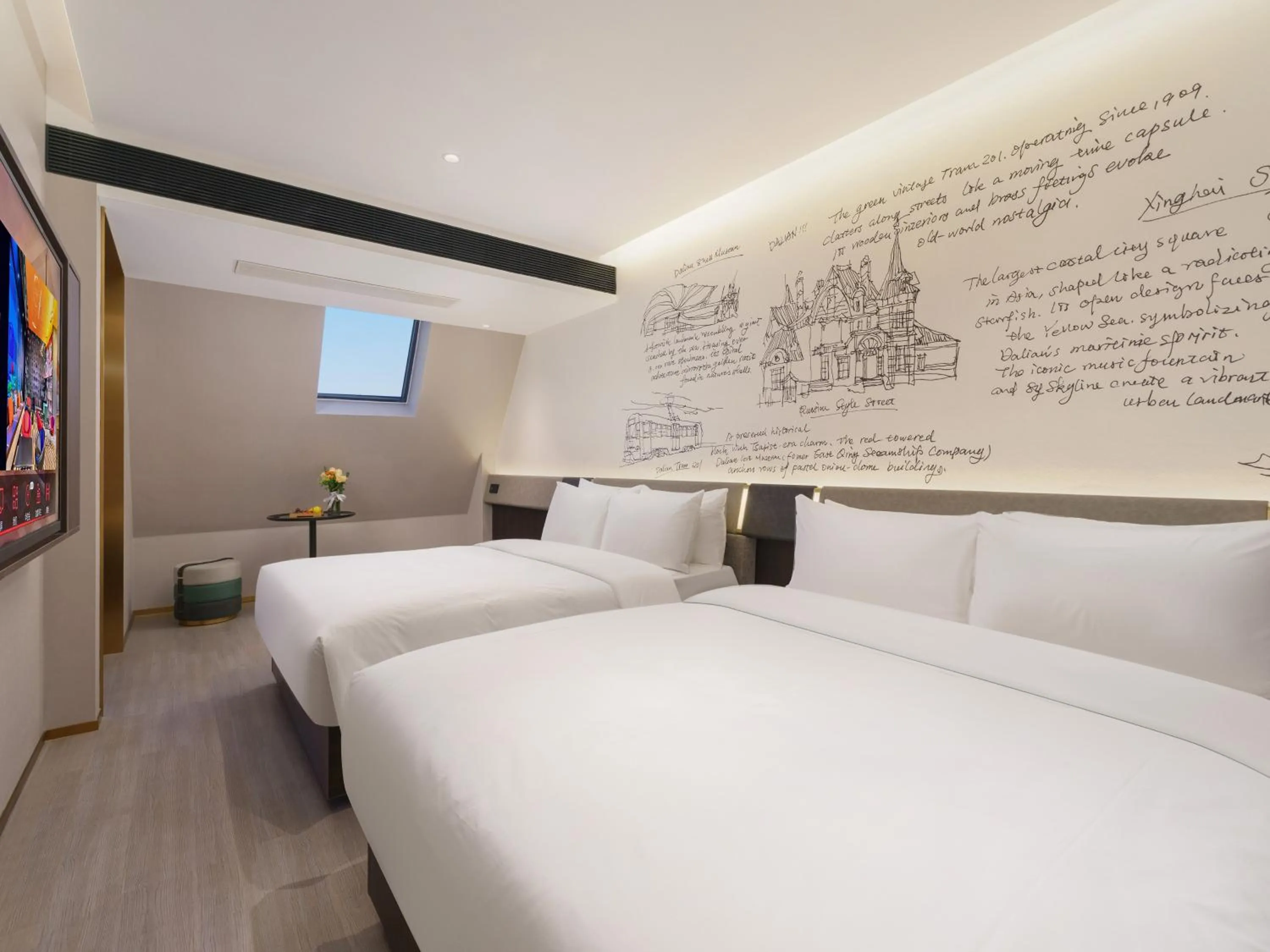 Bed in CitiGO Hotel, Xinghai Square, Dalian