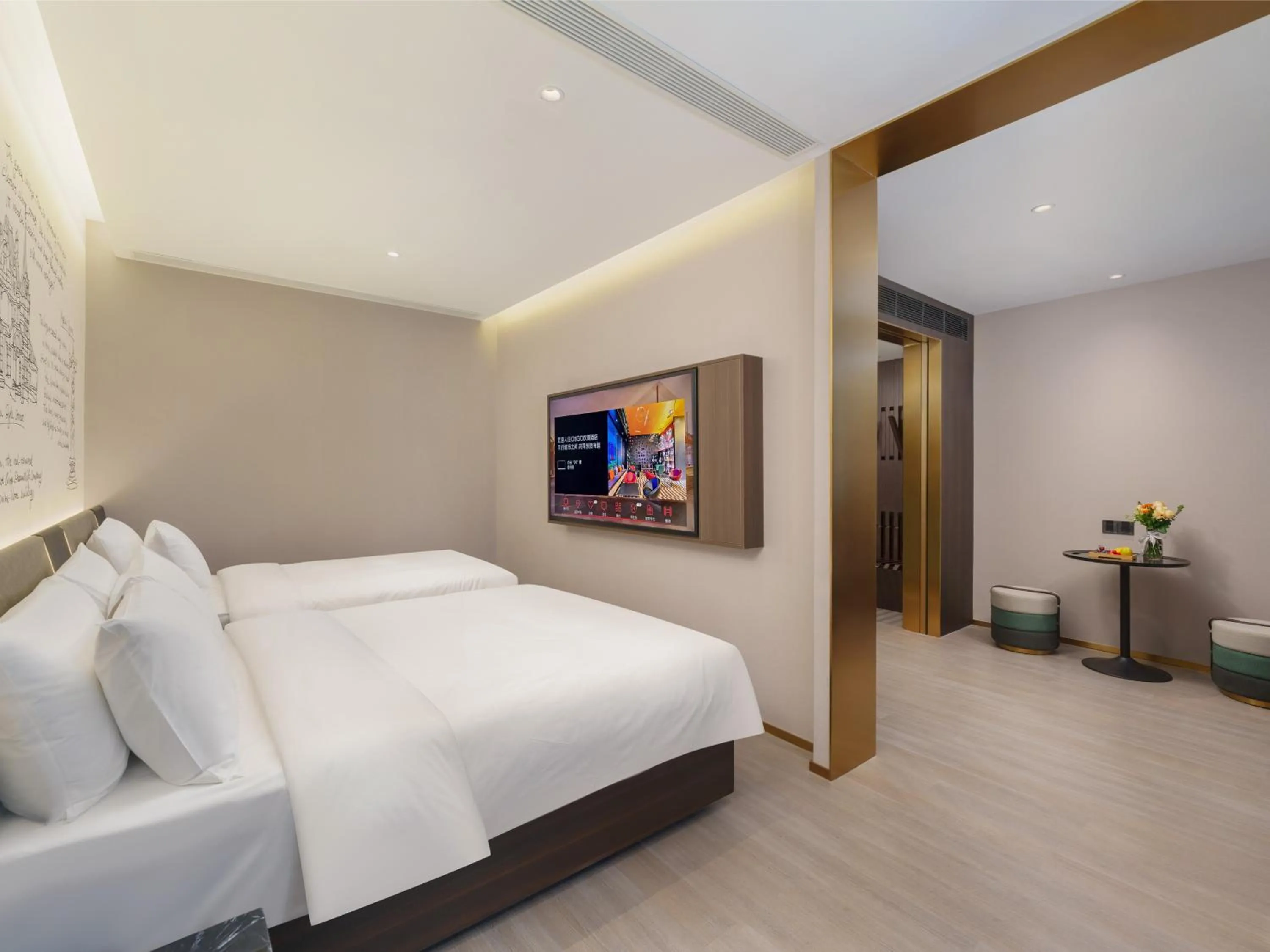 Bed in CitiGO Hotel, Xinghai Square, Dalian
