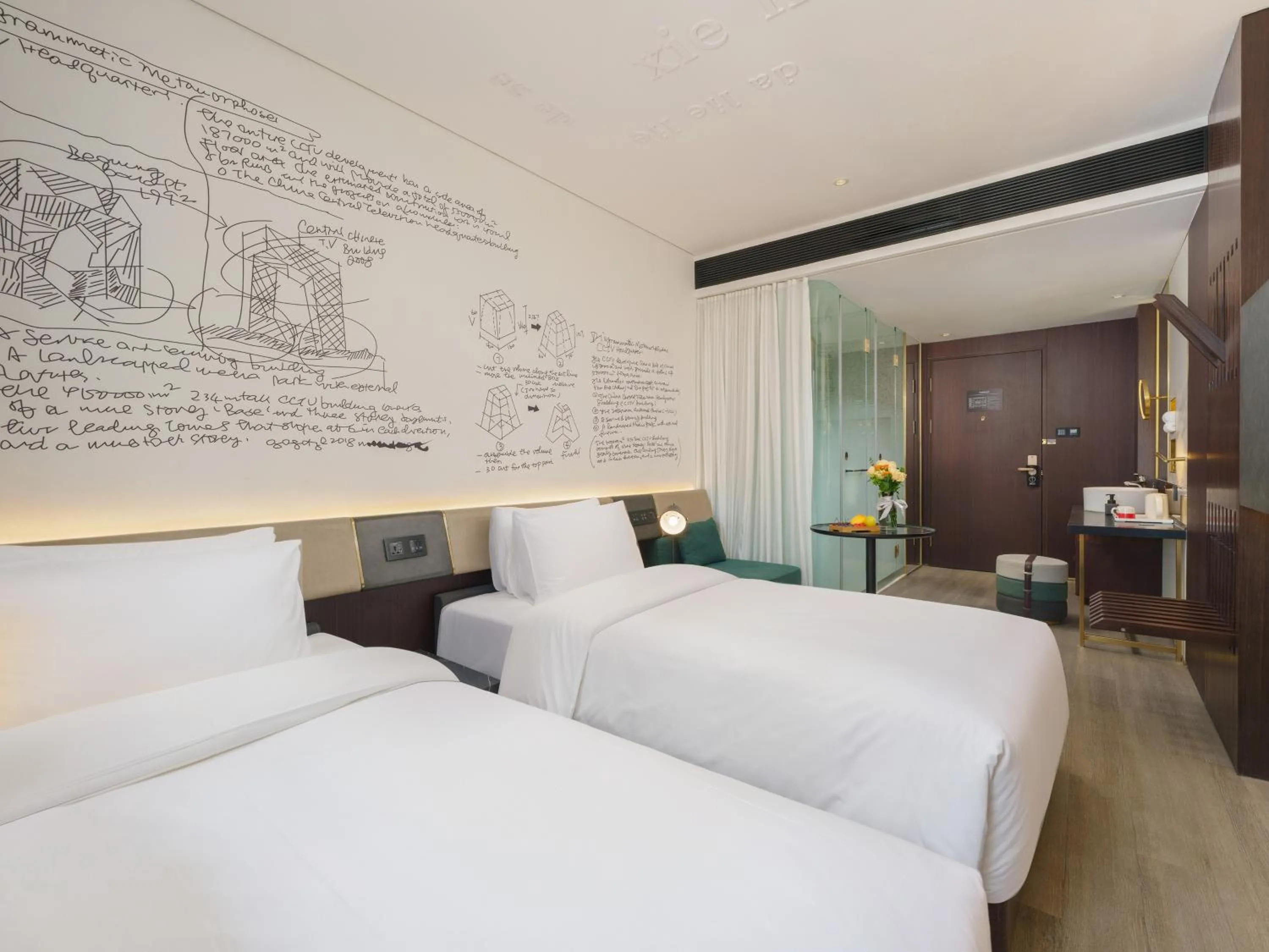 Bed in CitiGO Hotel, Xinghai Square, Dalian