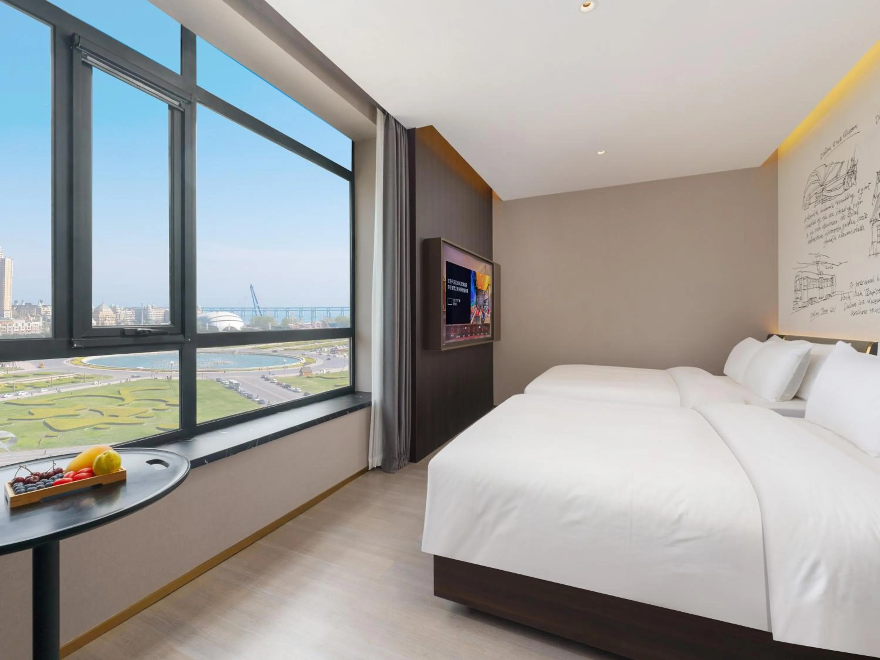 Bed in CitiGO Hotel, Xinghai Square, Dalian