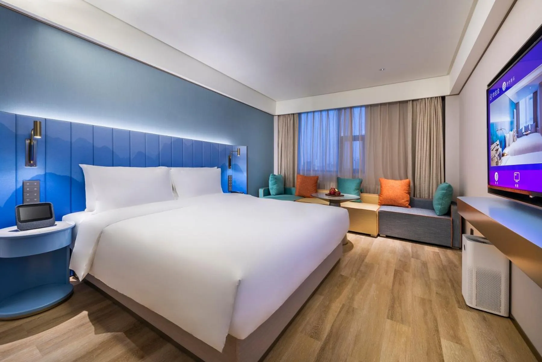 Superior Double Room in Manxin Hotel, Gogoli Street, Harbin Railway Station