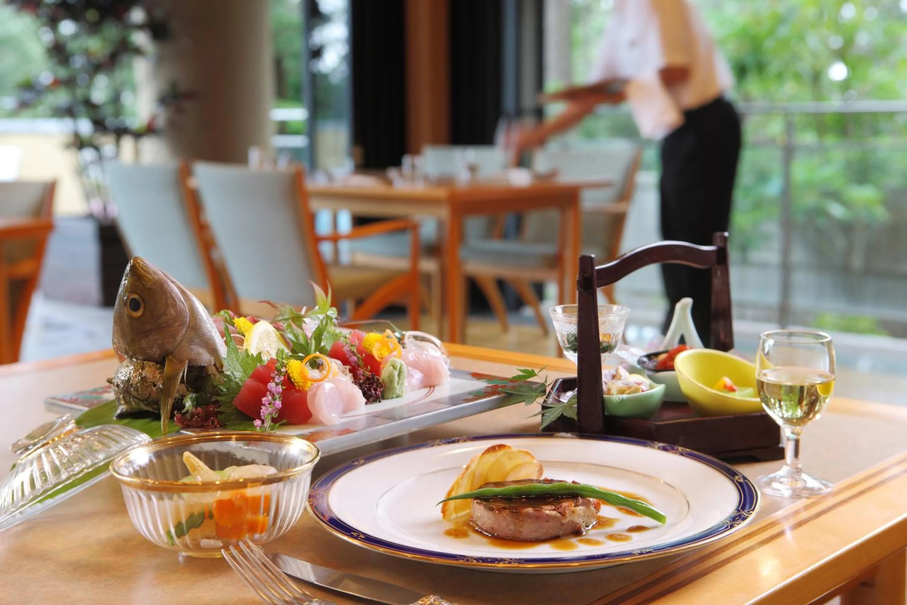 Dinner in Kamogawakan