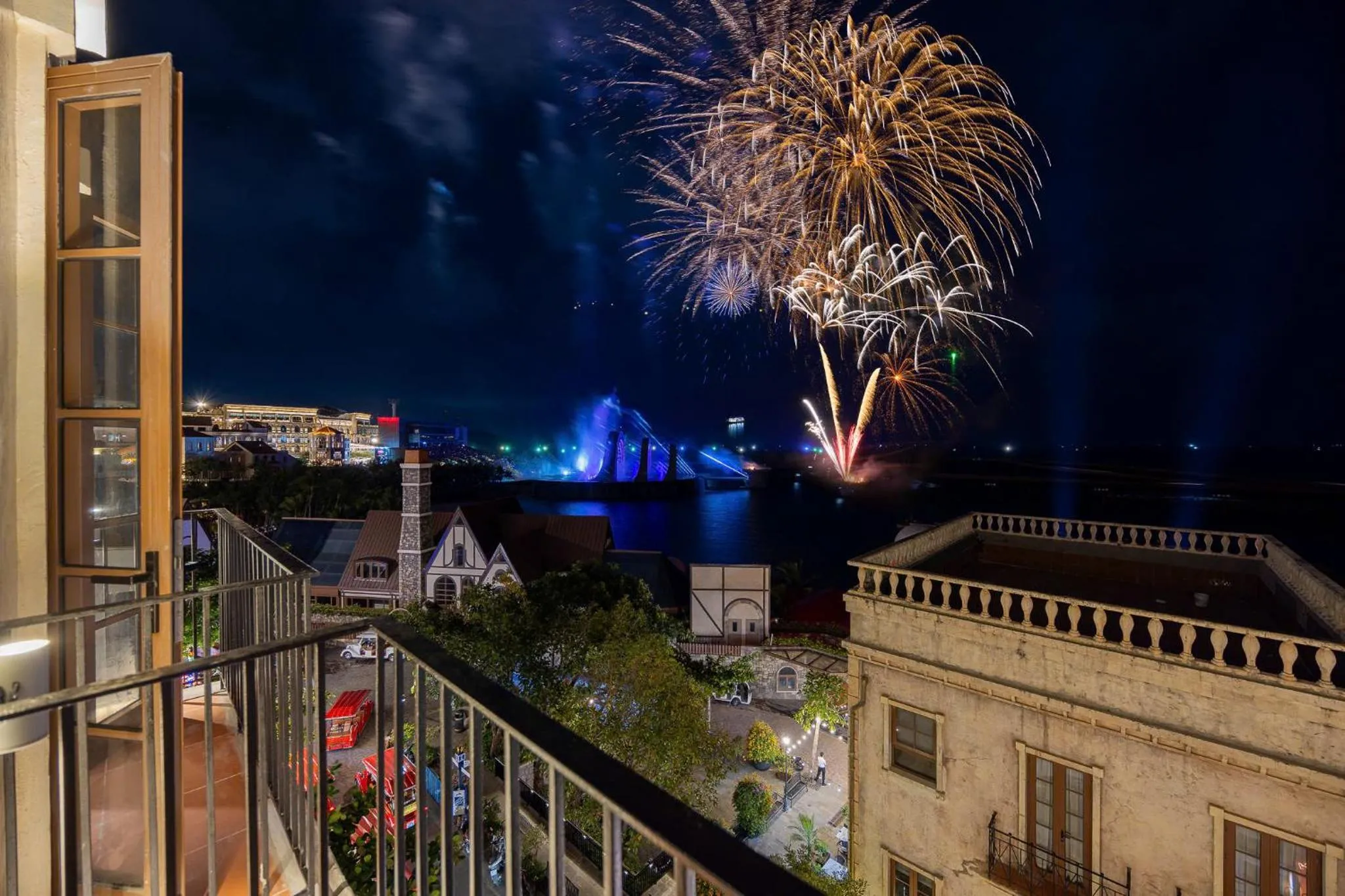 Night in ZAO Hotel Firework & Sea View