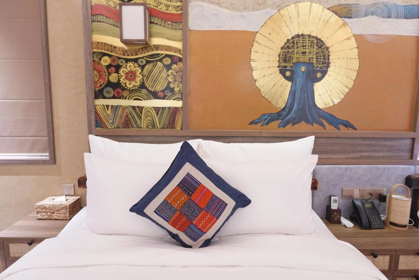 Bed in ZAO Hotel Firework & Sea View