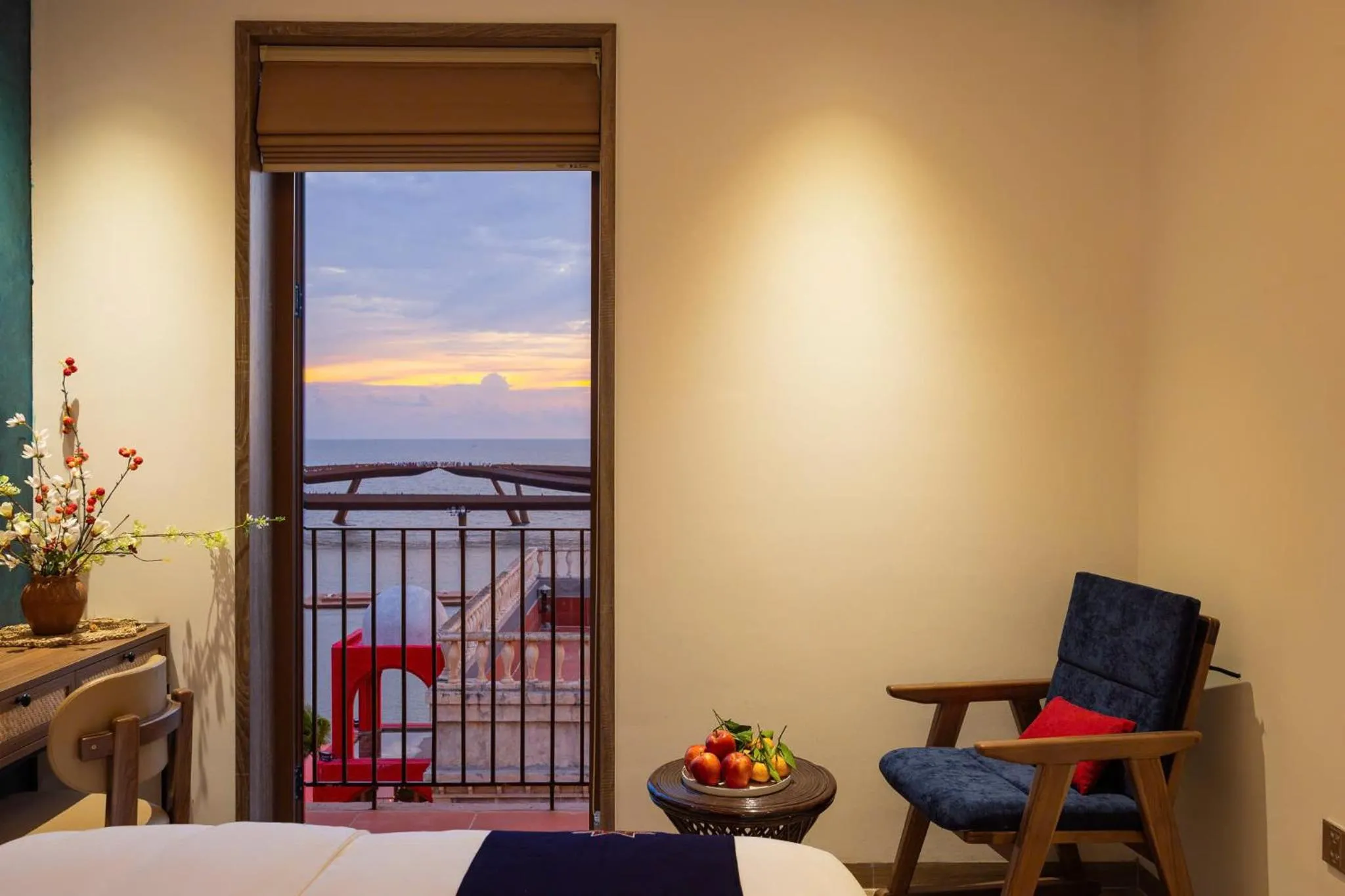 Natural landscape, Bed in ZAO Hotel Firework & Sea View