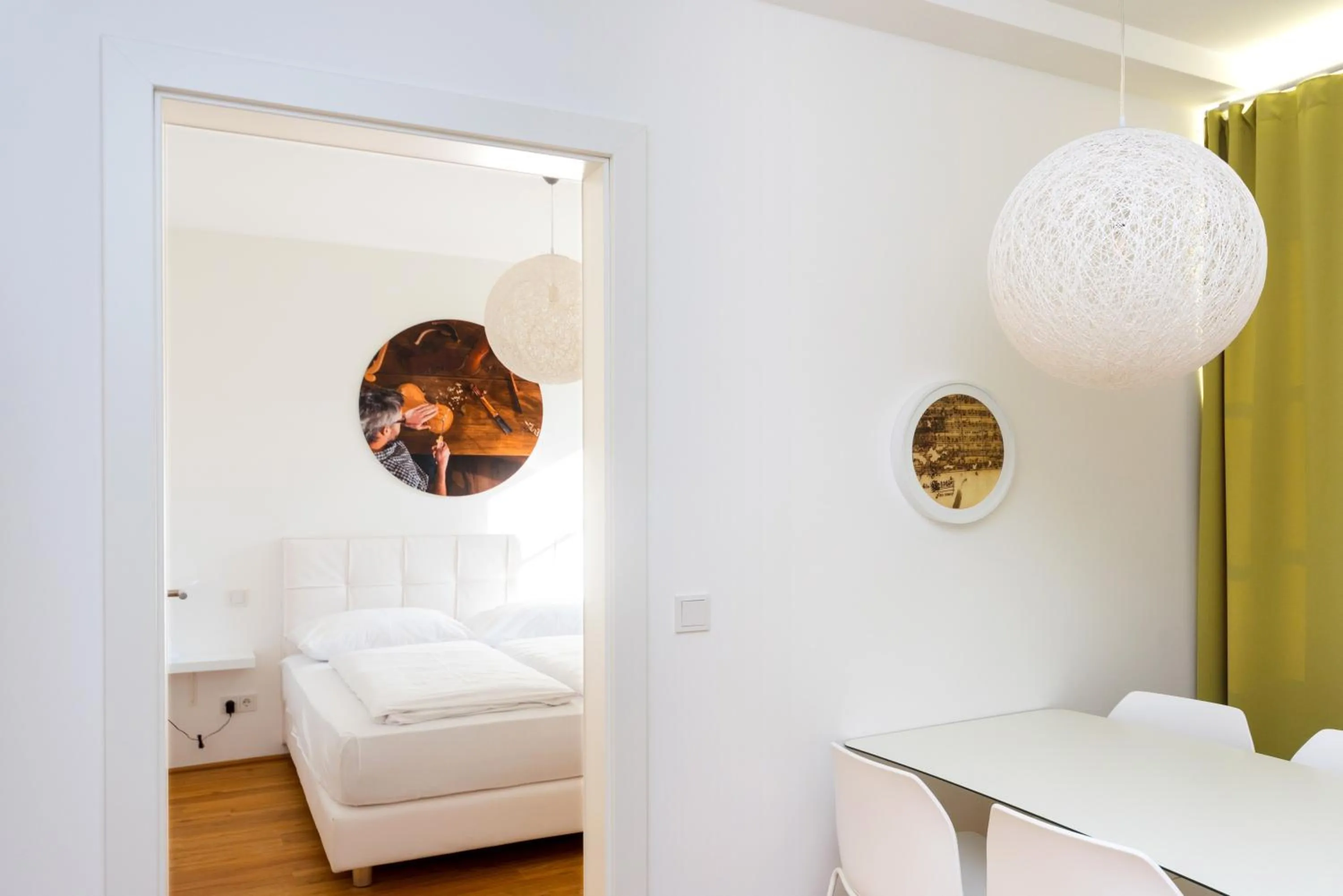 Dining area, Bed in Amedeo Zotti Residence Salzburg