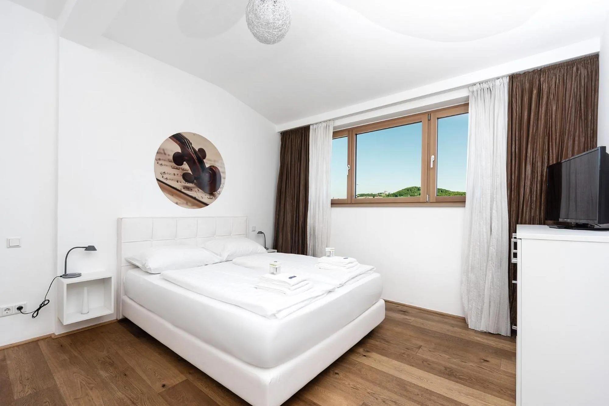 Bed in Amedeo Zotti Residence Salzburg