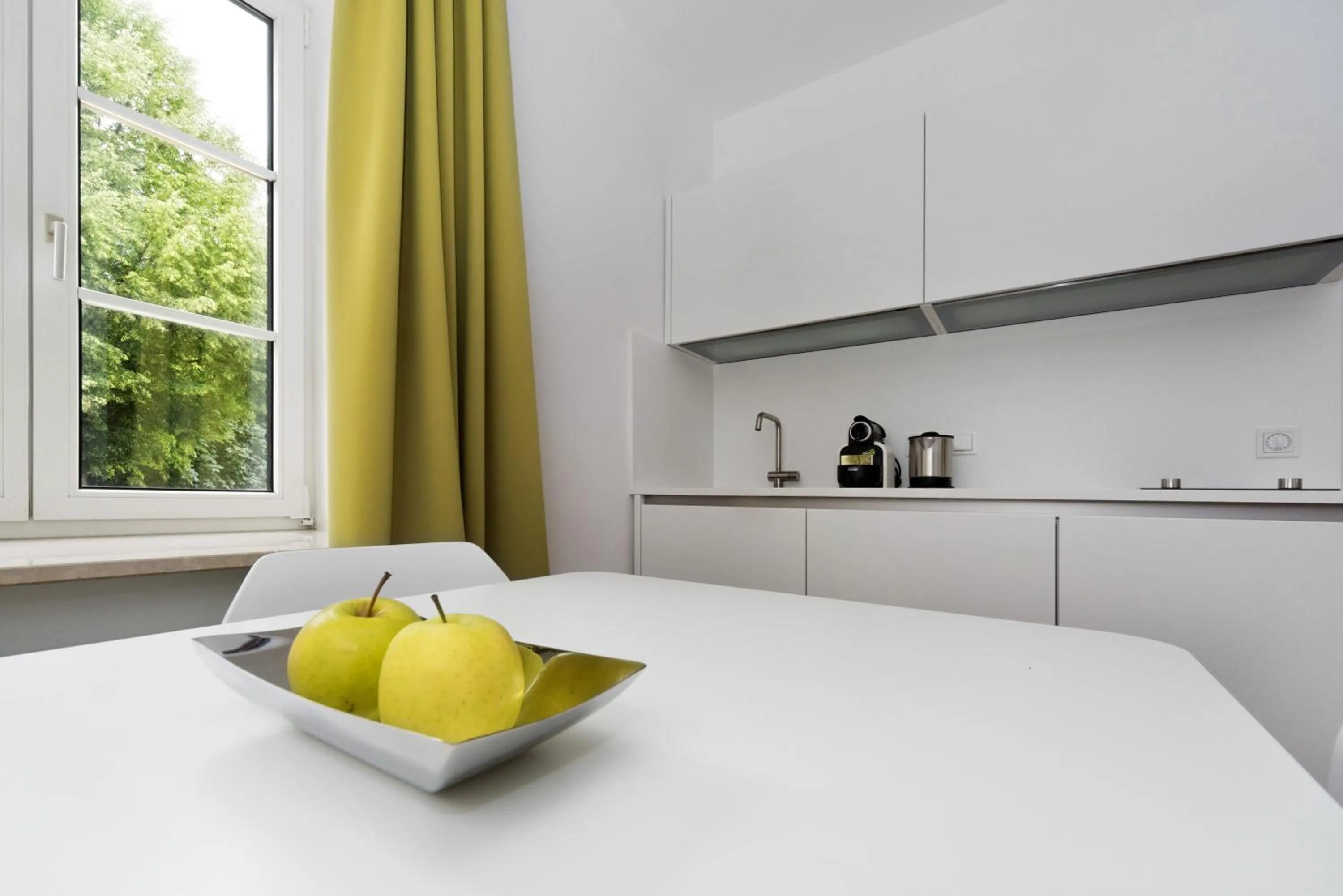 Kitchen or kitchenette, Bed in Amedeo Zotti Residence Salzburg