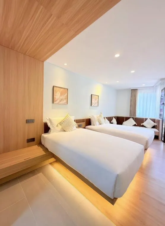 Bedroom, Bed in Wyndham Garden Samui Wing