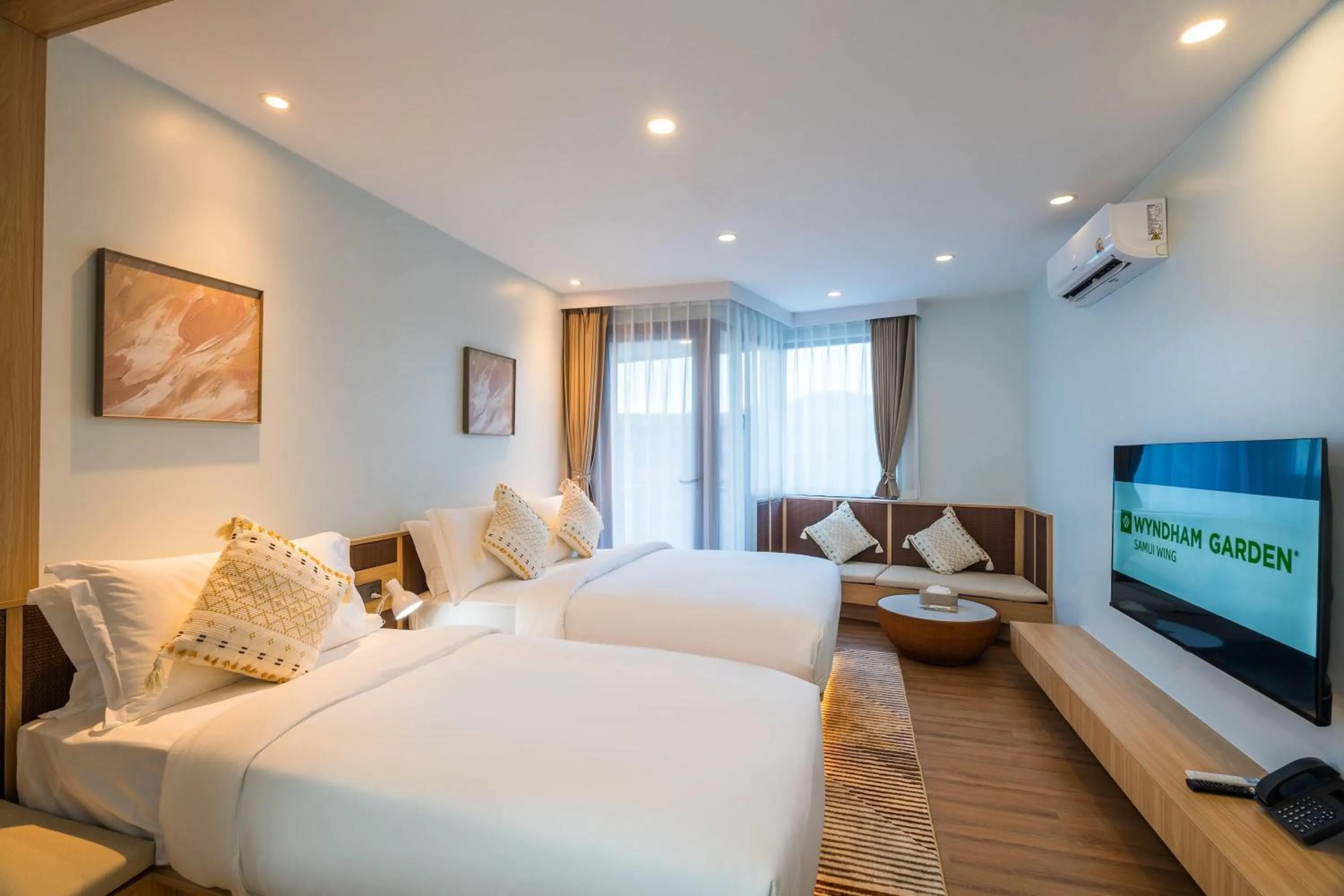 Photo of the whole room, Bed in Wyndham Garden Samui Wing