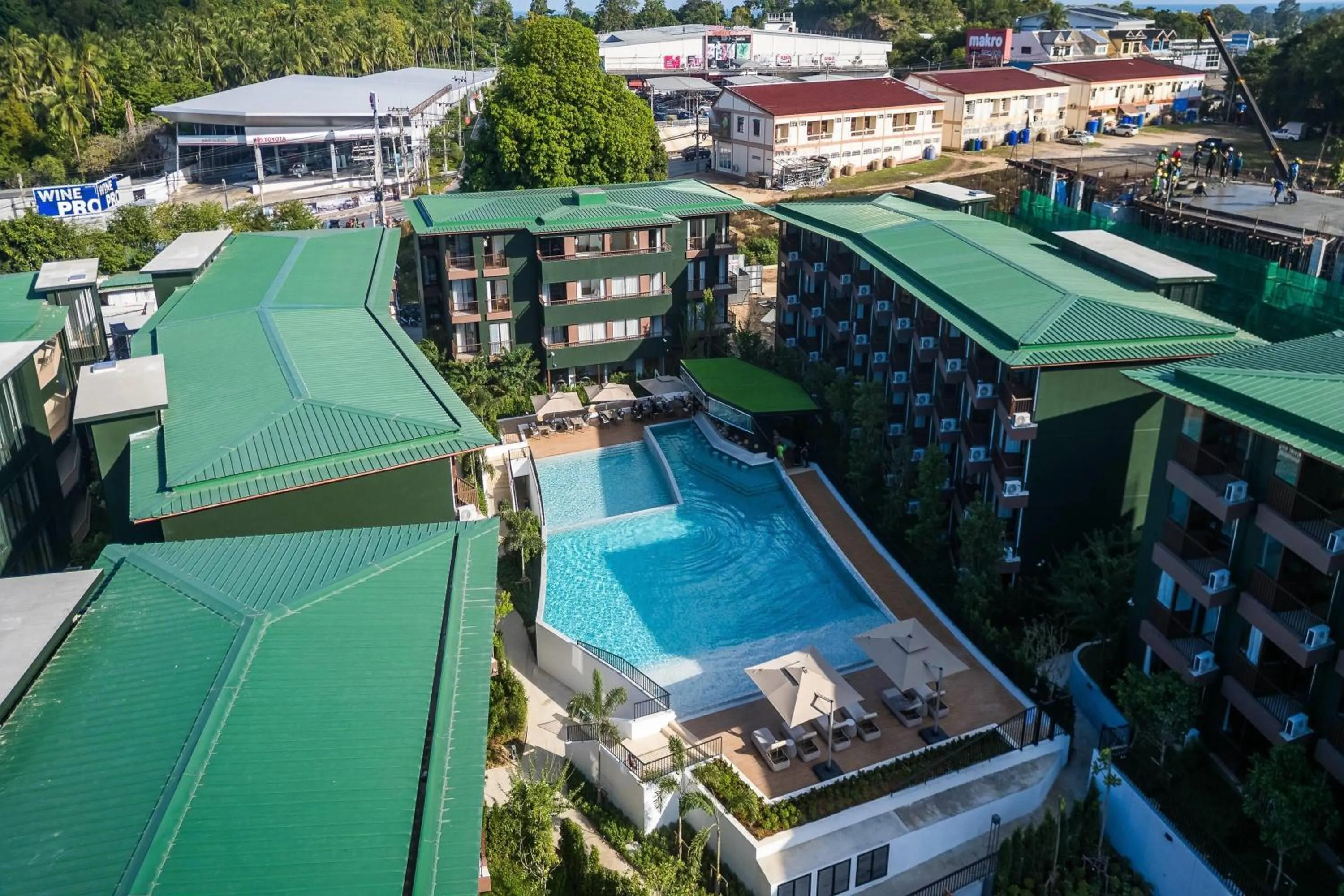 Property building in Wyndham Garden Samui Wing