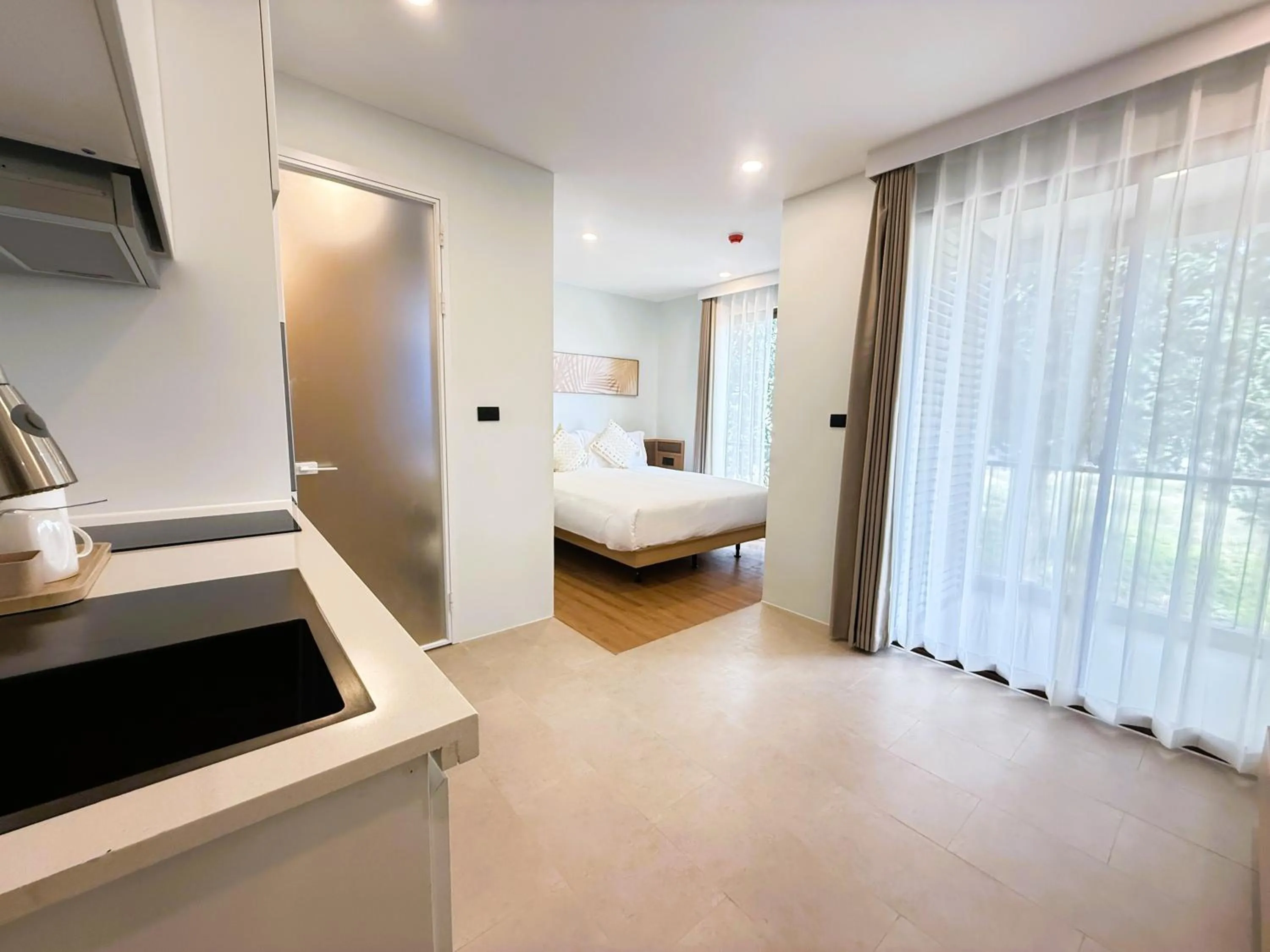 Bedroom, Bed in Wyndham Garden Samui Wing