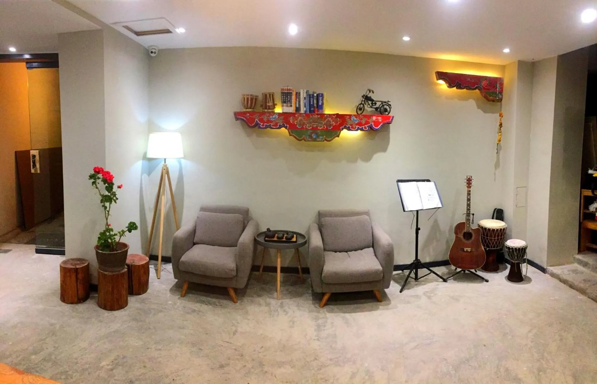 Lobby or reception in Fengma Feiyang Hostel