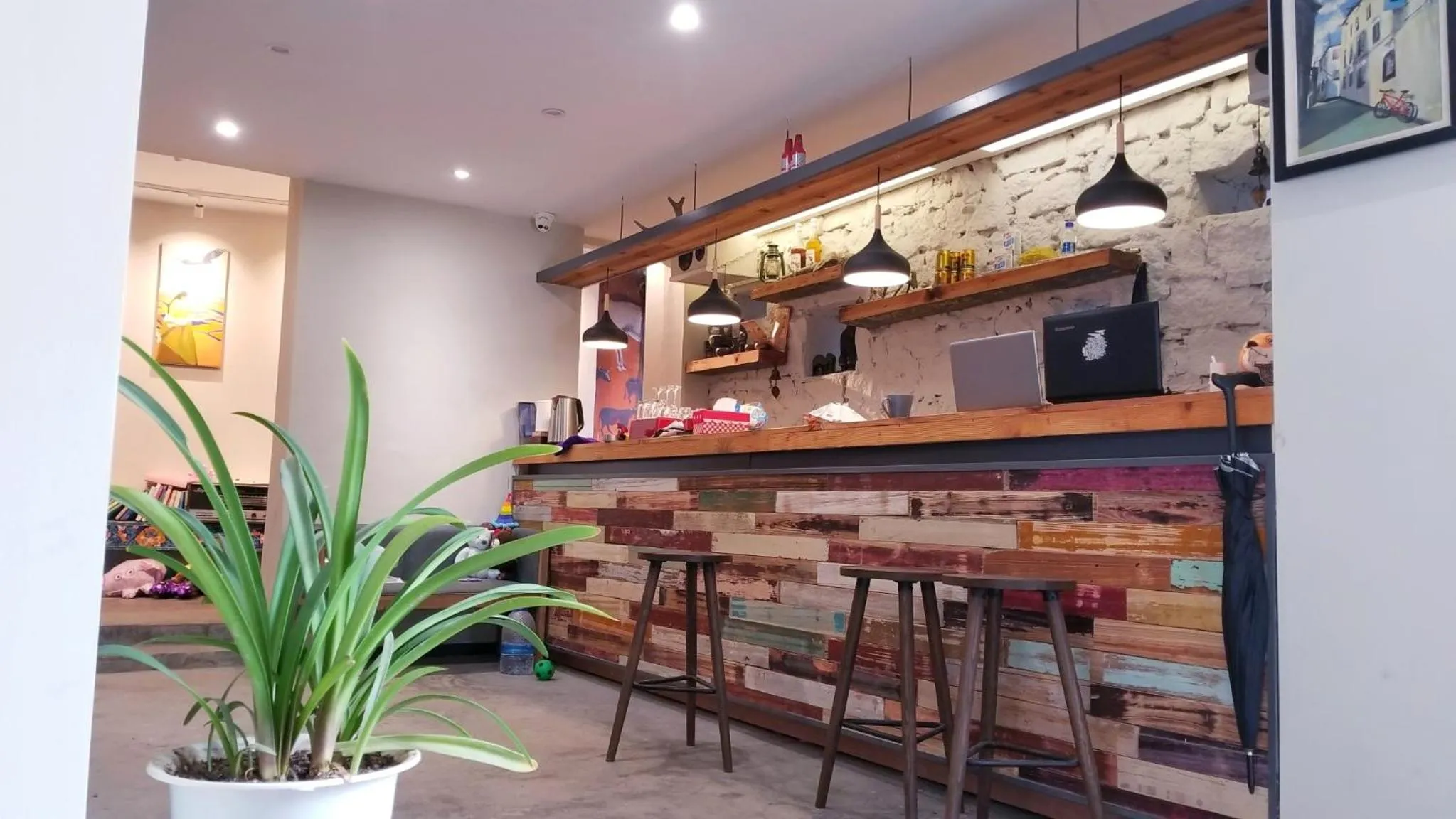 Lobby or reception in Fengma Feiyang Hostel