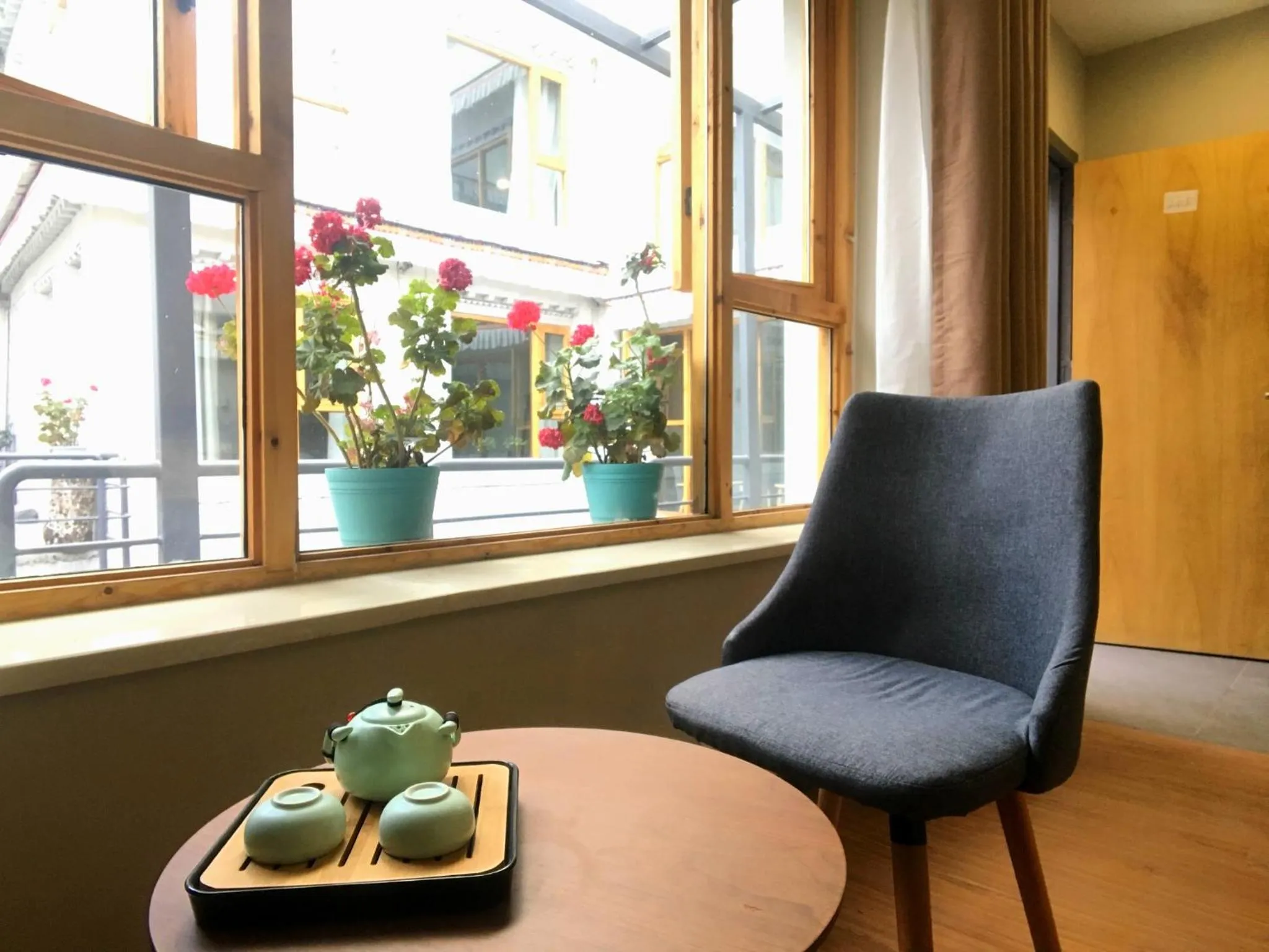 Decorative detail in Fengma Feiyang Hostel