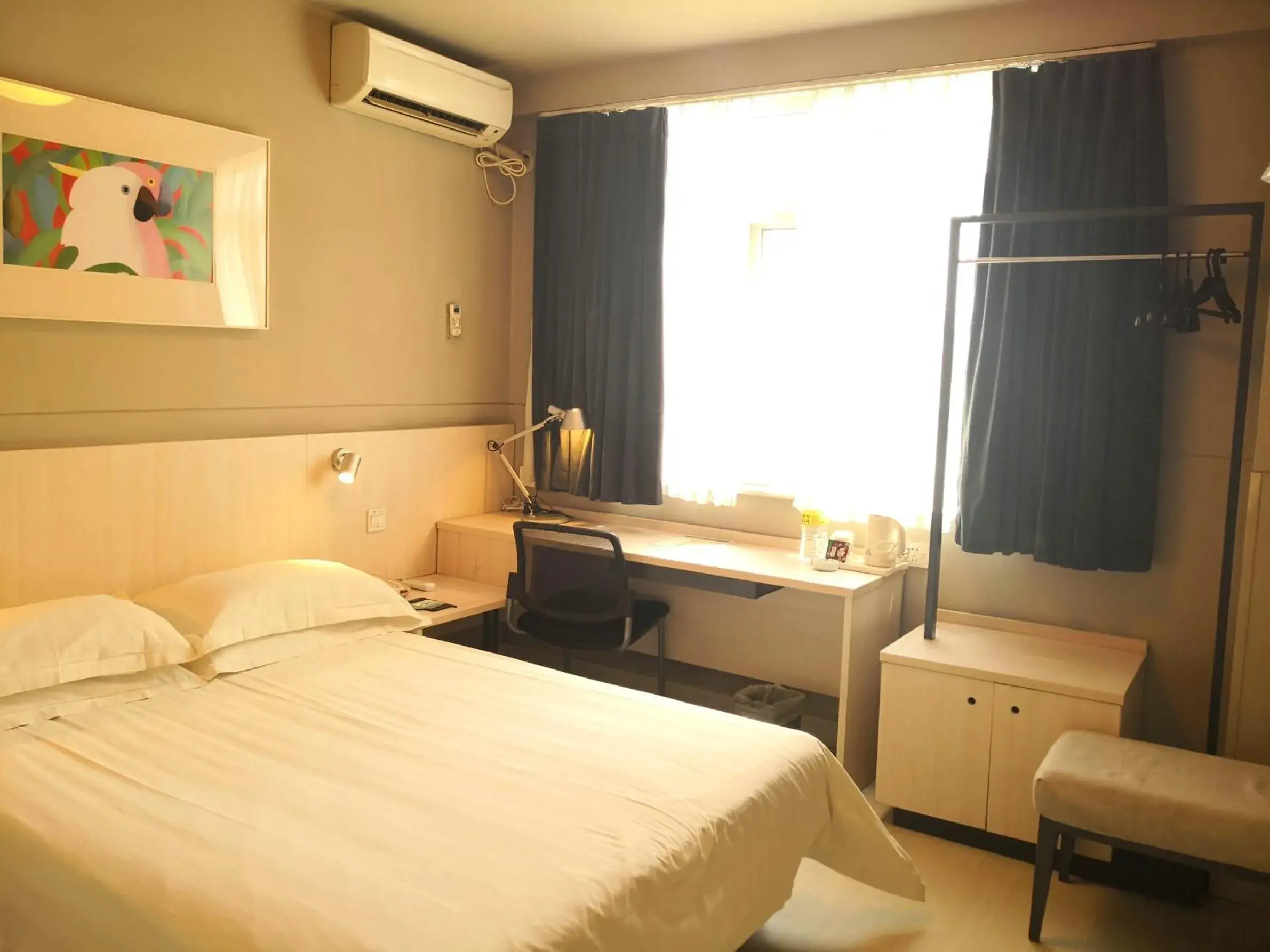 Bed in Jinjiang Inn Huaibei Mengshan Road Bed in Jinjiang Inn Huaibei Mengshan Road