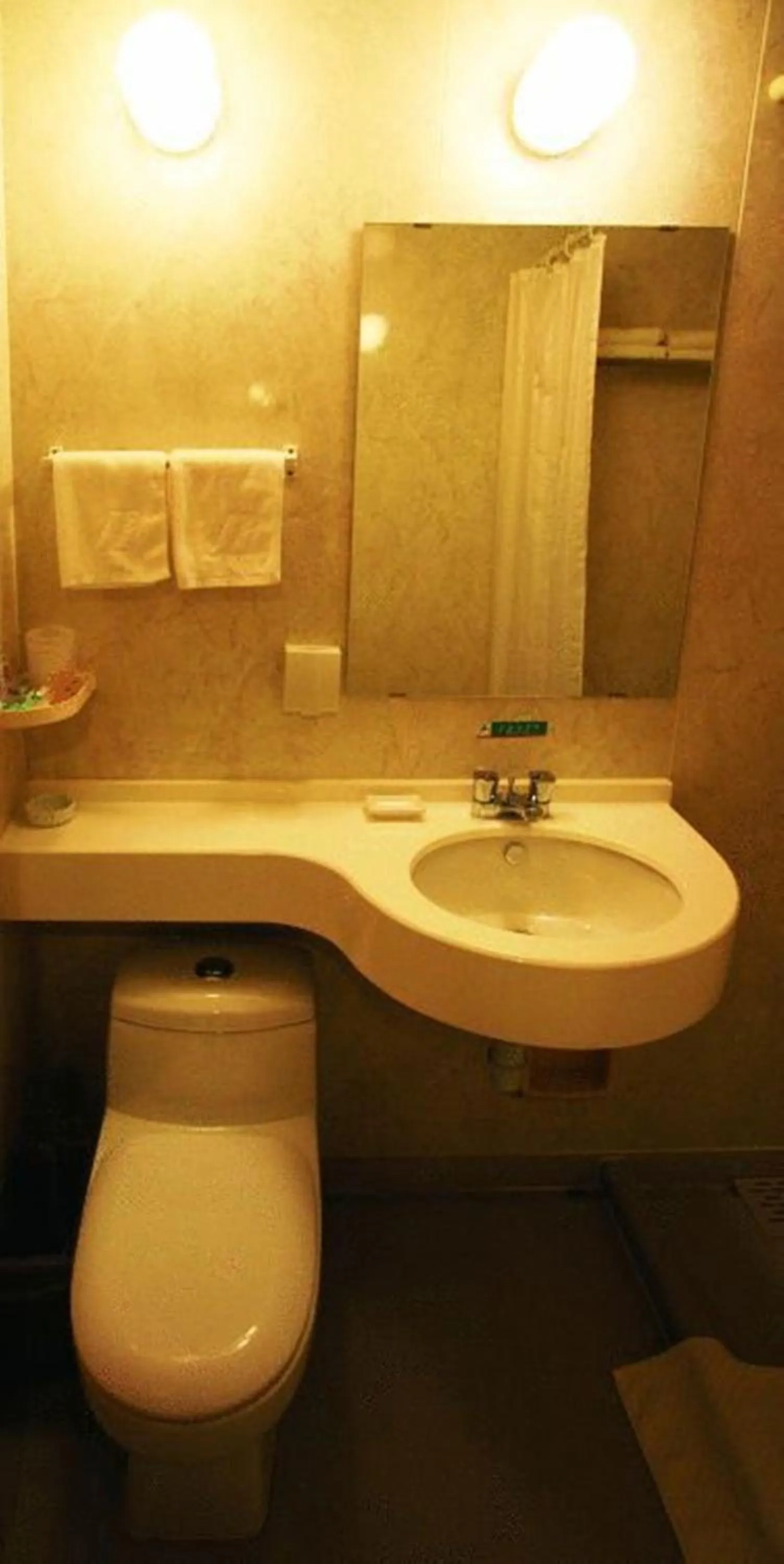 Toilet in Jinjiang Inn Wuhan Optical Valley Finance Habour