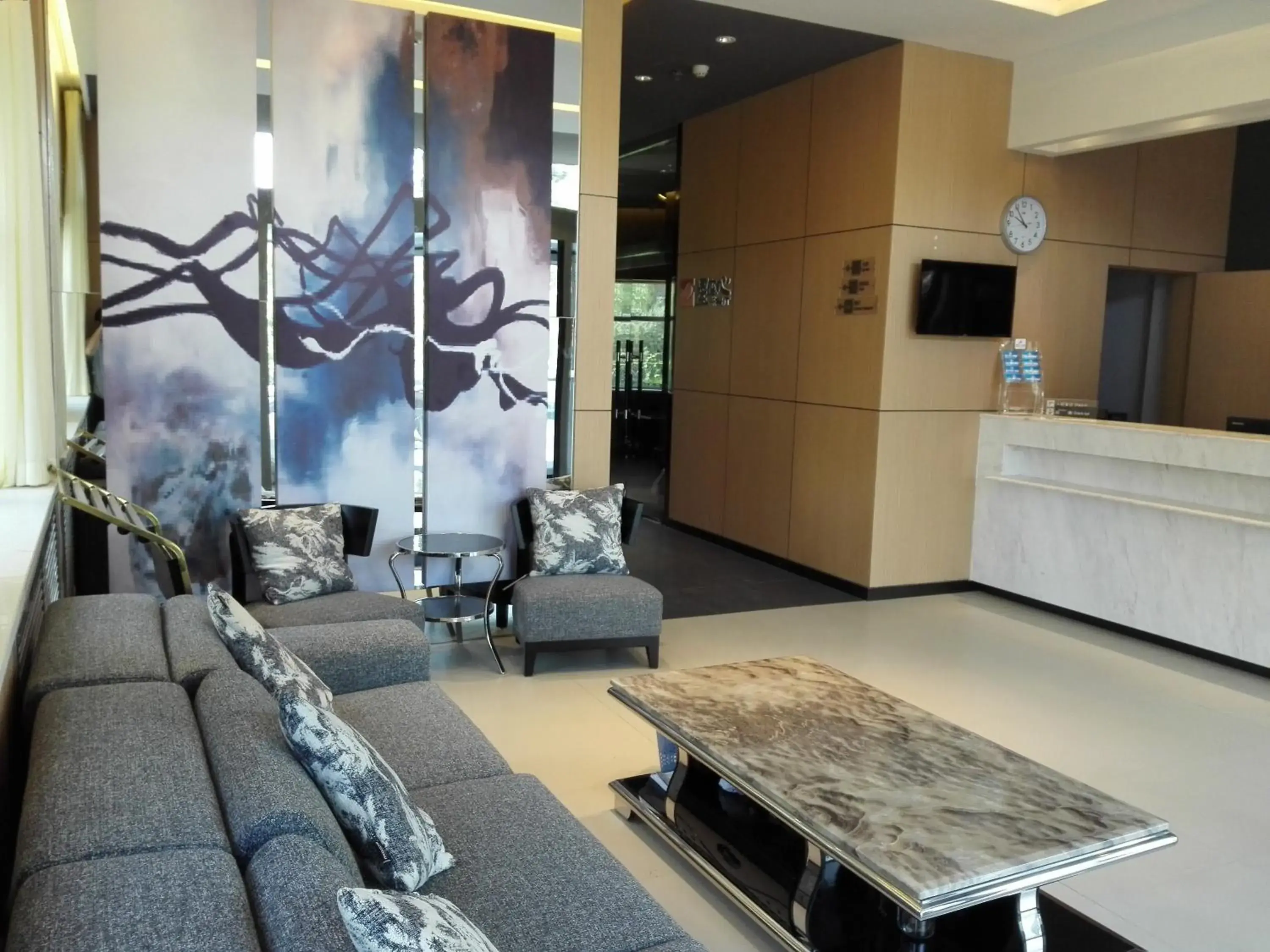 Lobby or reception in Jinjiang Inn Xi'ning Wanda Plaza Lobby or reception in Jinjiang Inn Xi'ning Wanda Plaza