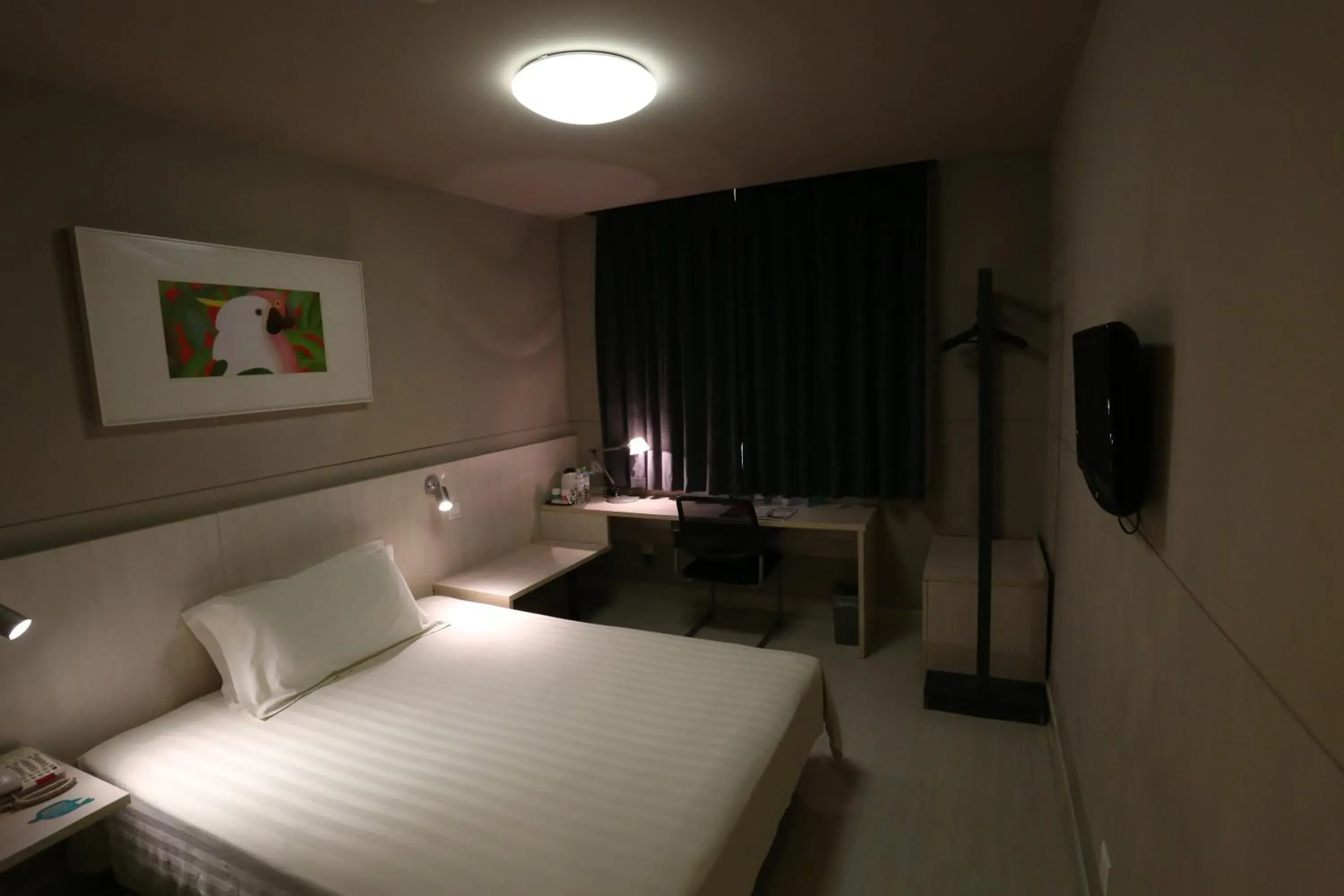Bed in Jinjiang Inn Linyi Luozhuang Bed in Jinjiang Inn Linyi Luozhuang