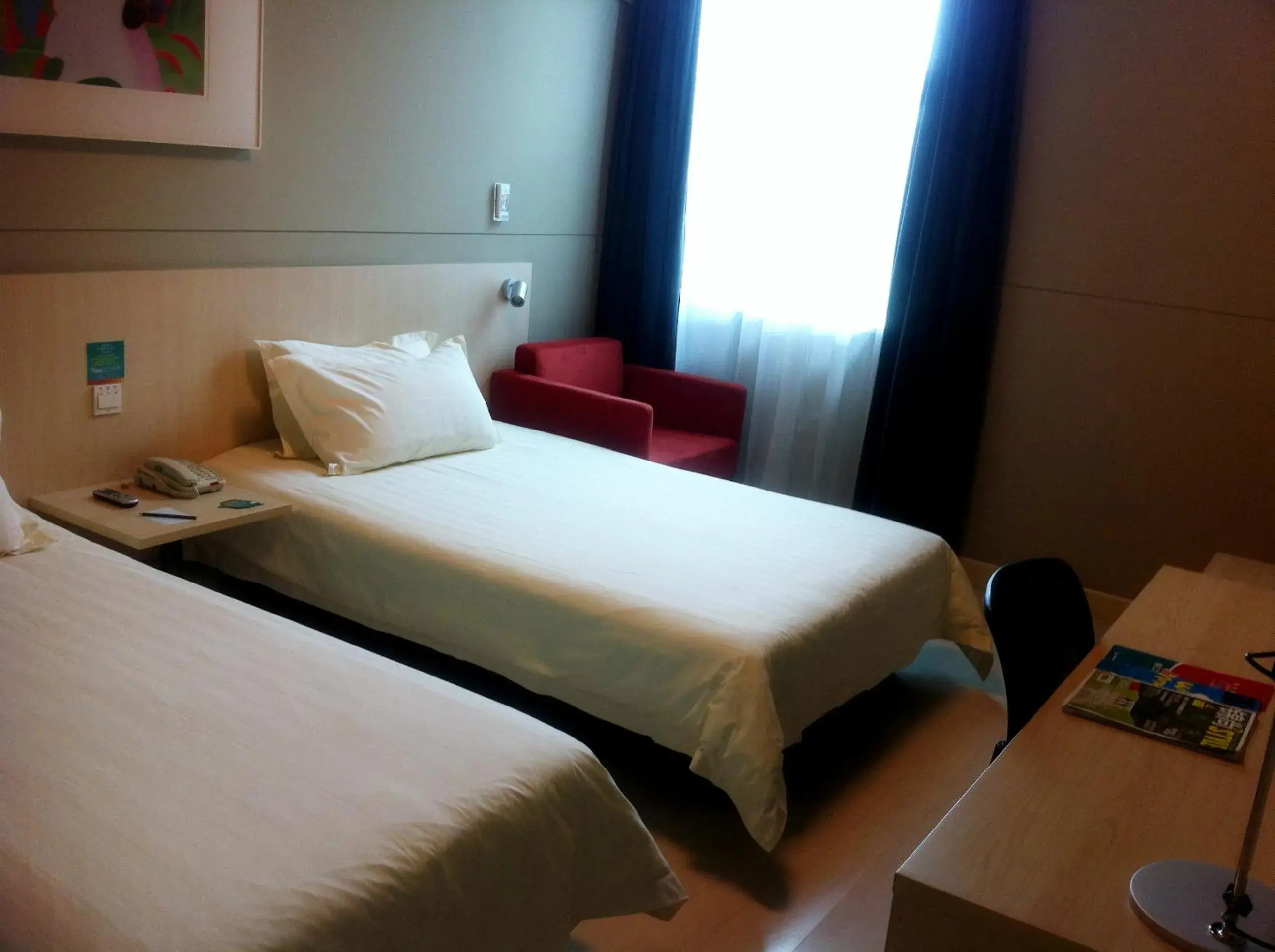 Bed in Jinjiang Inn Jining Yanzhou Century Silver Plaza Bed in Jinjiang Inn Jining Yanzhou Century Silver Plaza