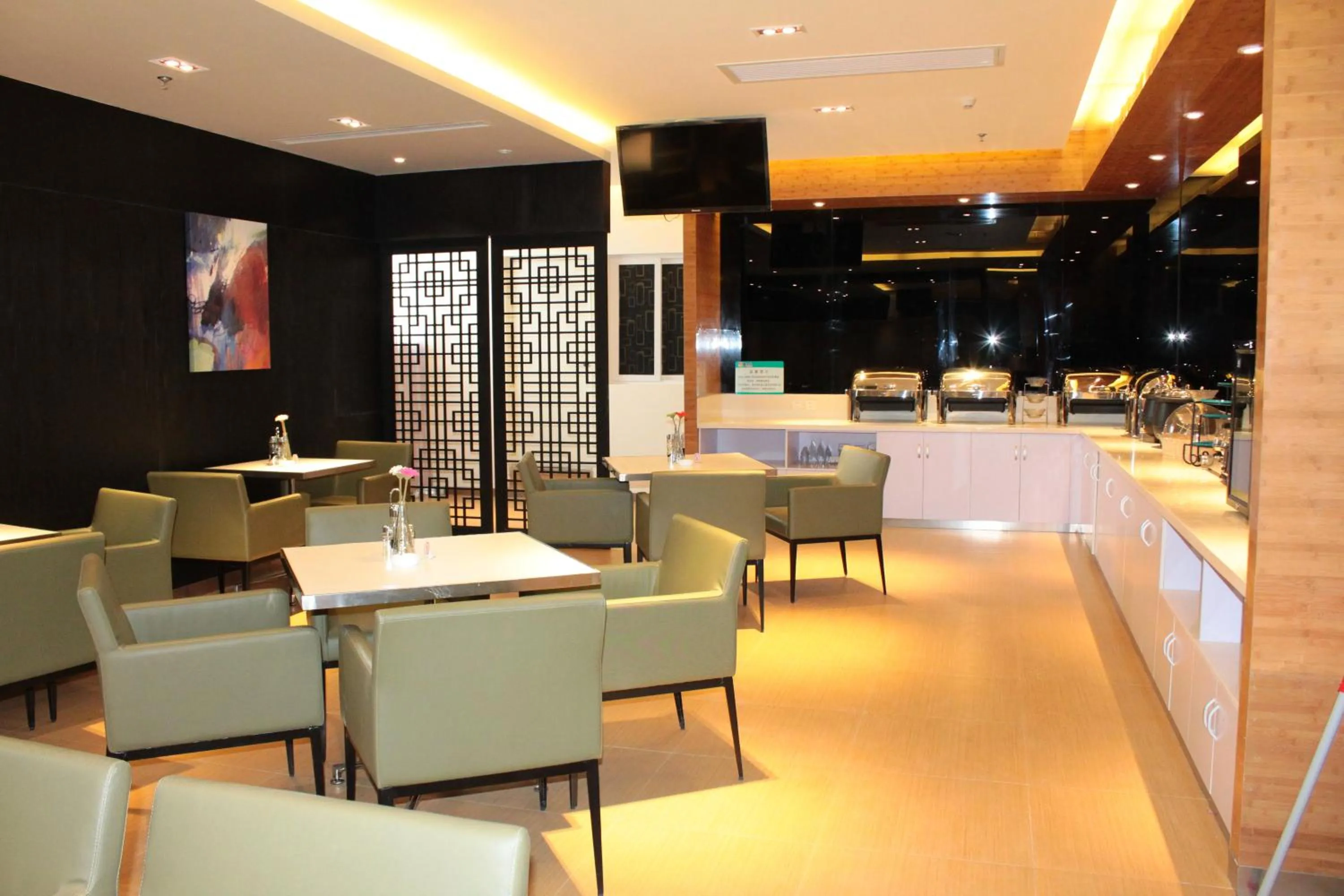 Decorative detail in Jinjiang Inn Jincheng Zhongyuan Street