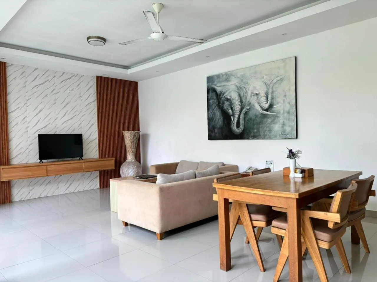 Living room in Kubu Manggala Villas Seminyak