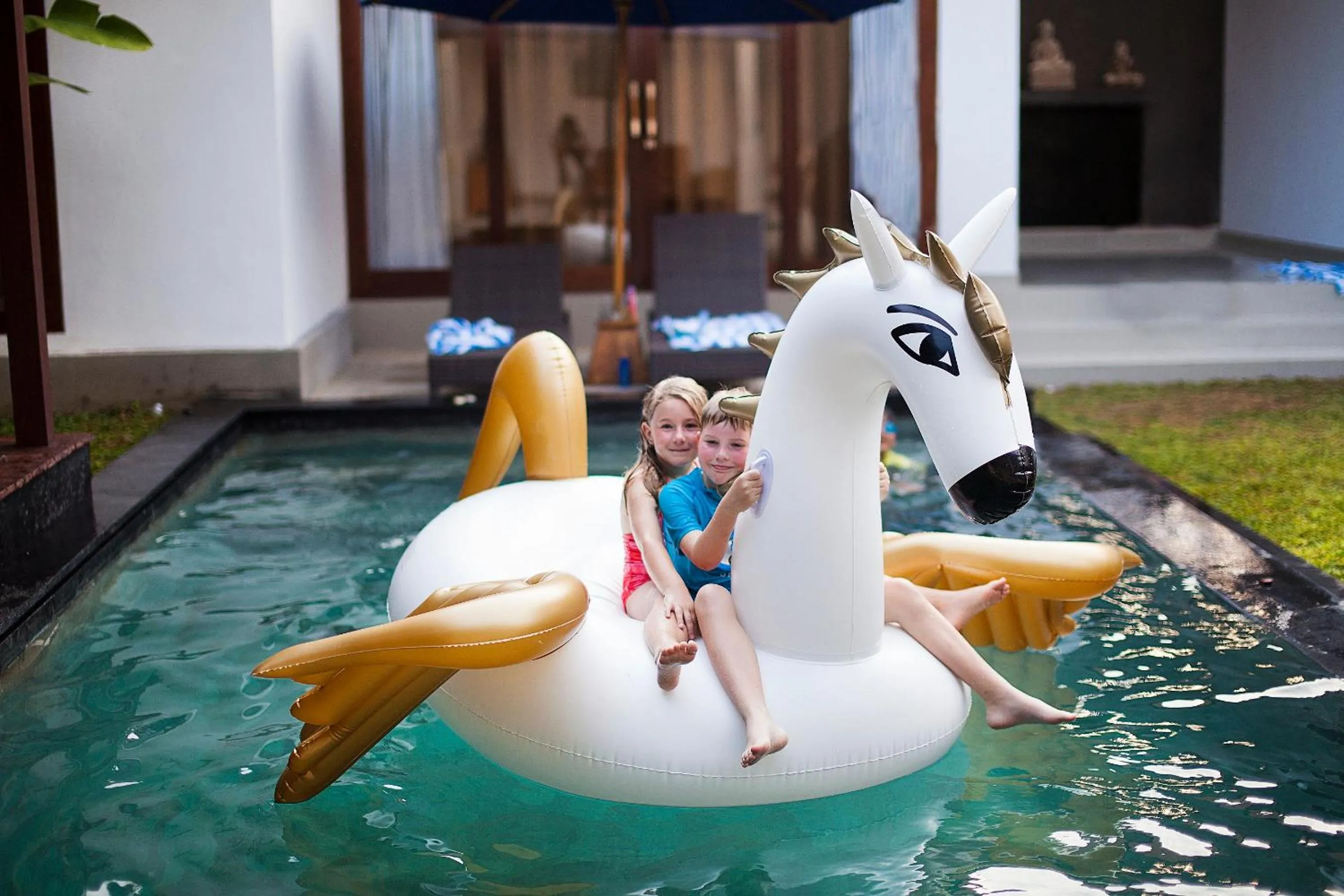Swimming pool in Kubu Manggala Villas Seminyak