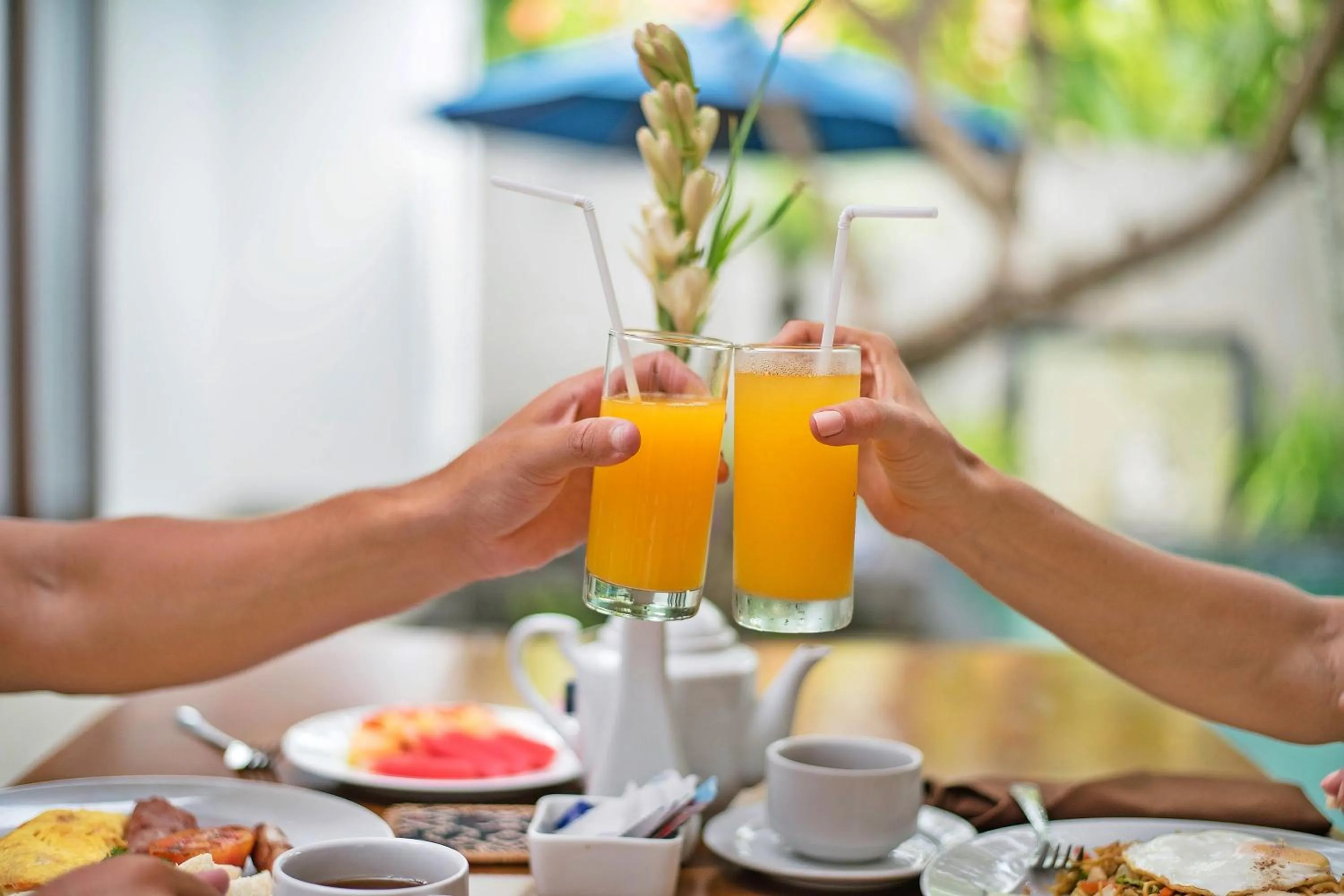 Food and drinks in Kubu Manggala Villas Seminyak