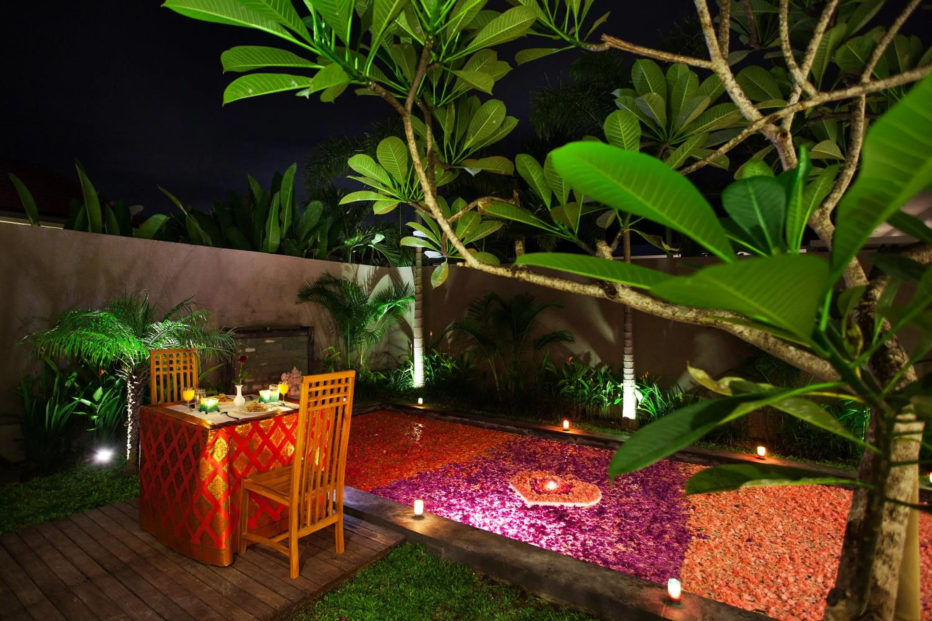 Dinner in Kubu Manggala Villas Seminyak