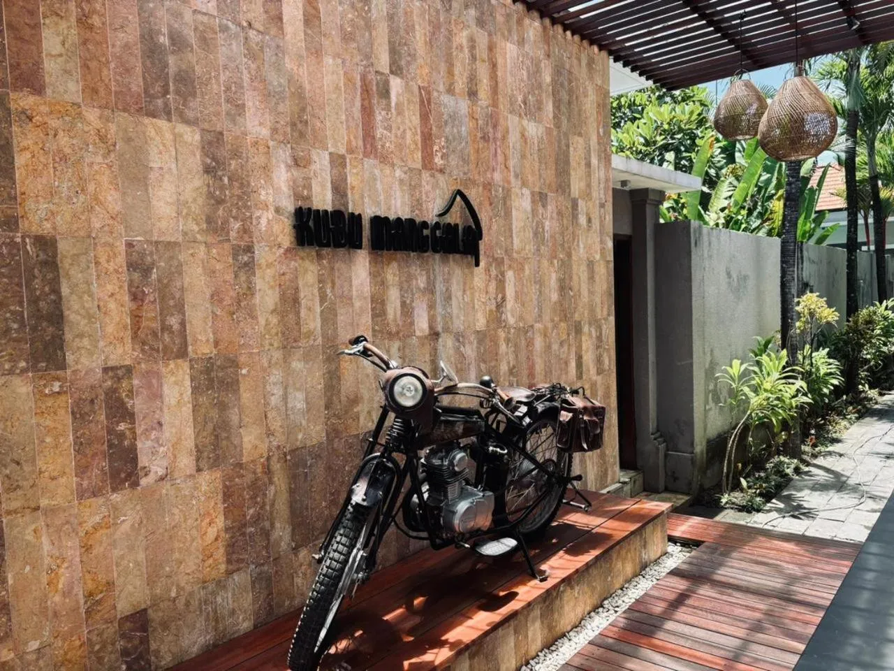 Facade/entrance in Kubu Manggala Villas Seminyak