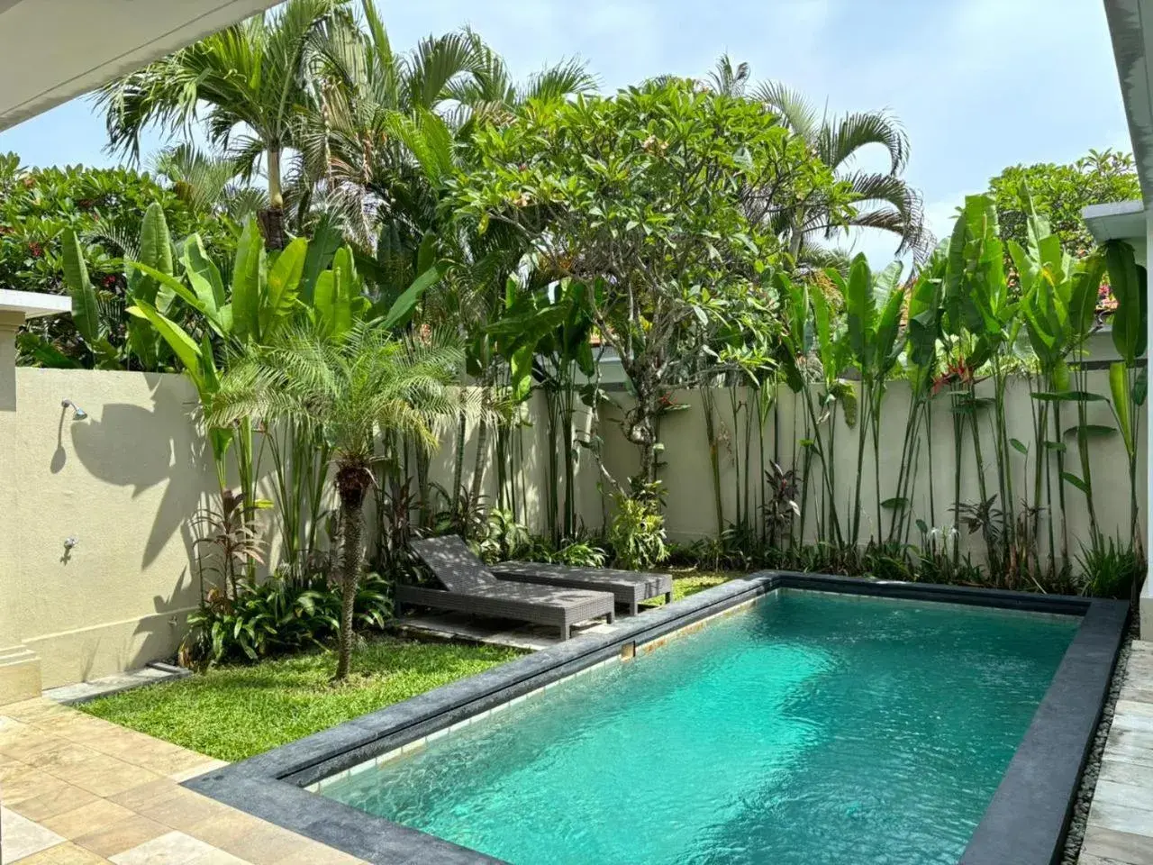 Pool view in Kubu Manggala Villas Seminyak Pool view in Kubu Manggala Villas Seminyak